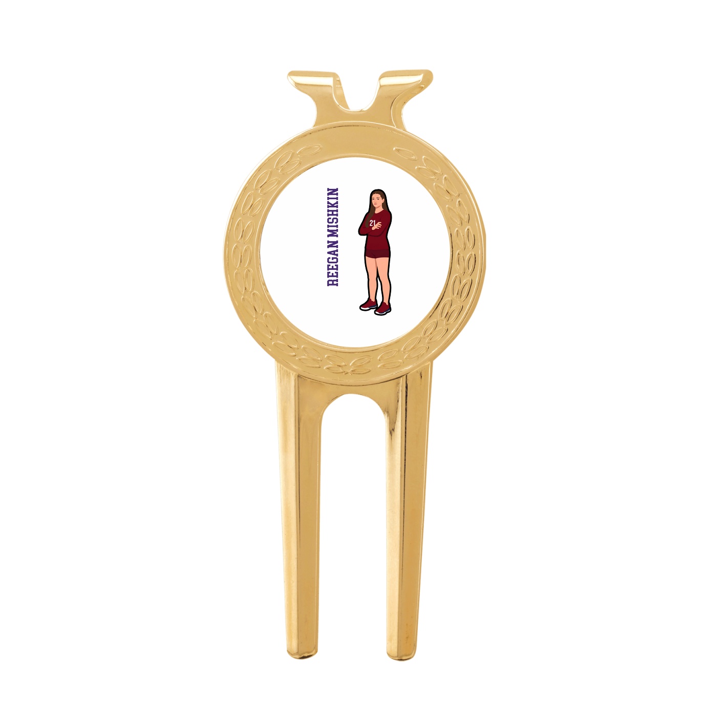 Divot Tool with Ball Marker — Name Vertical in Classic