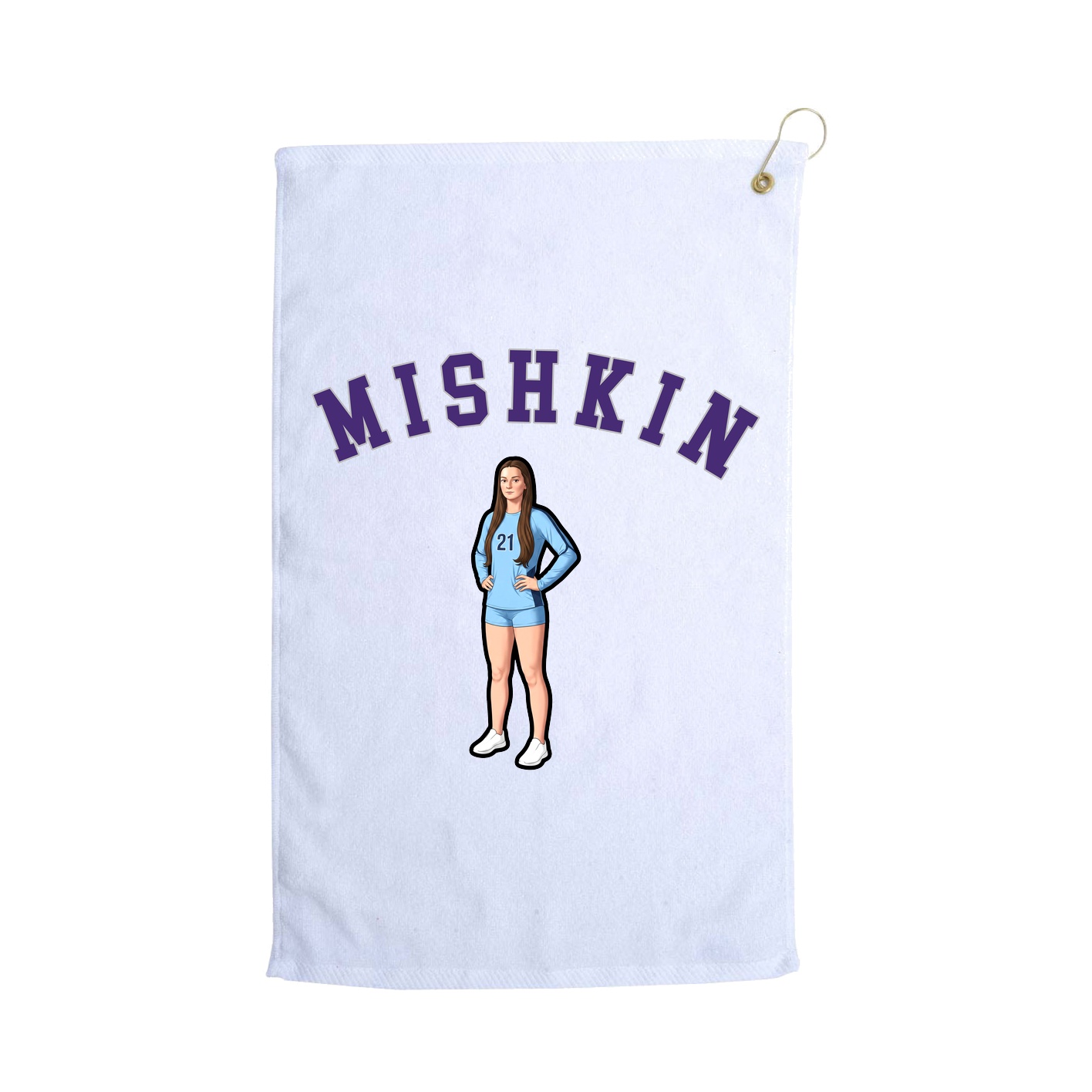 Golf Towel — Shirsey Arch in White