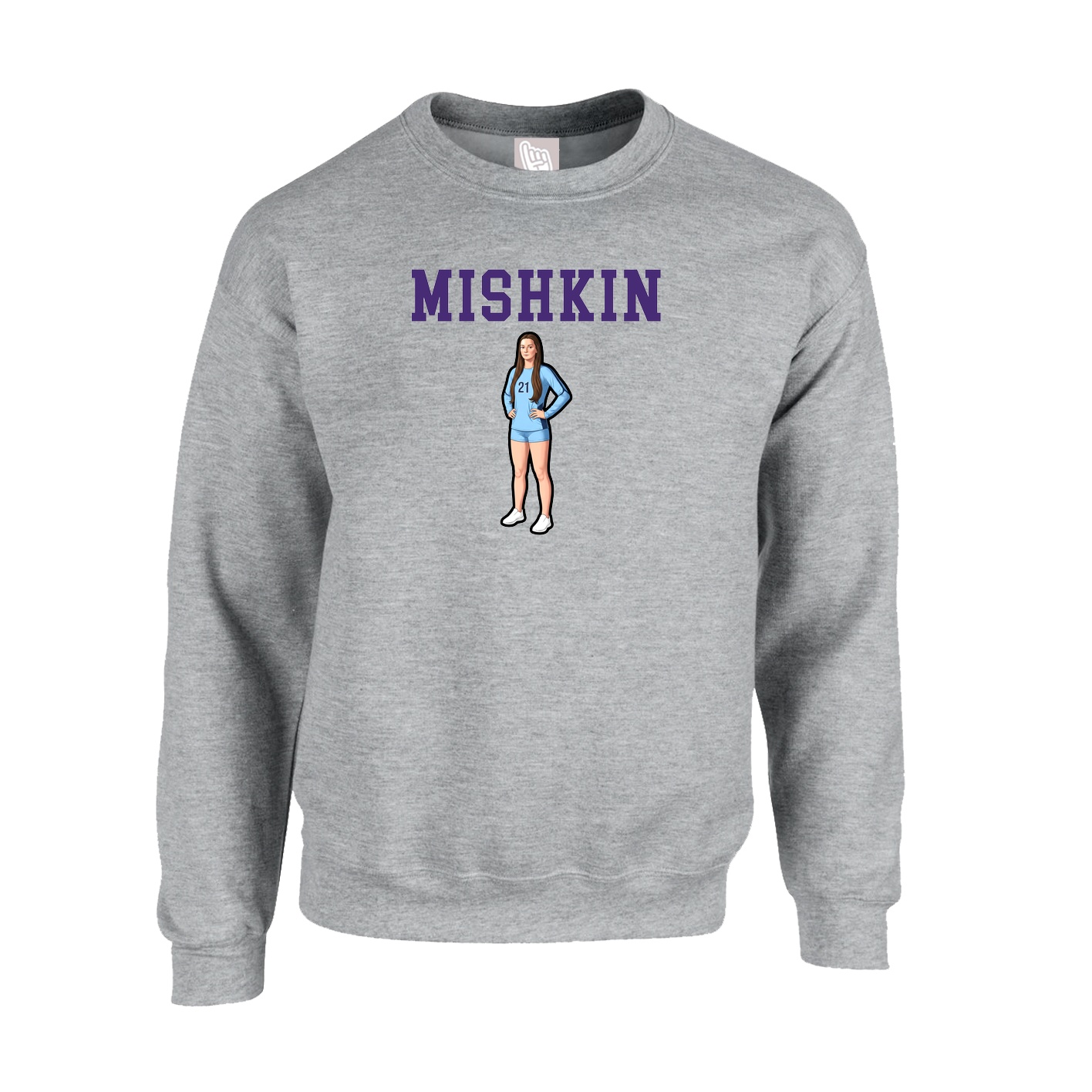 Fleece Crew — Shirsey in Grey