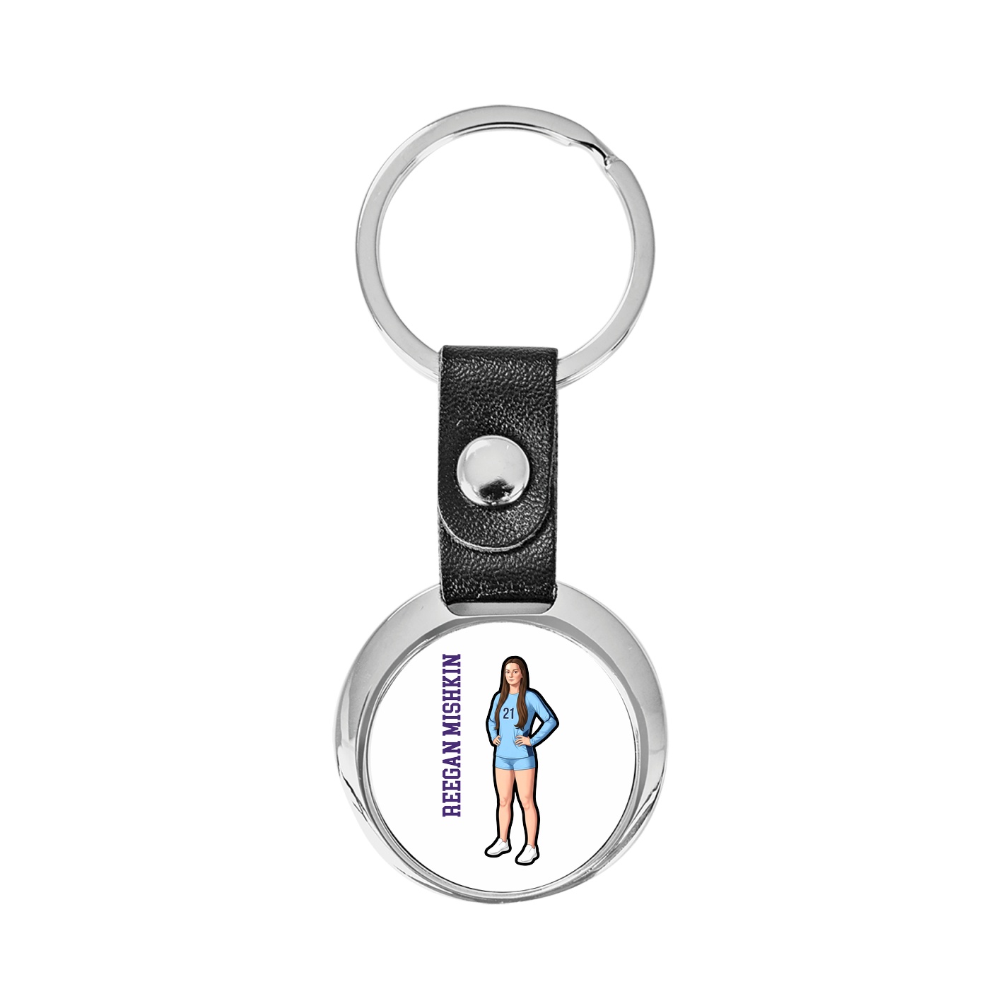 Key Chain — Name Vertical in Classic