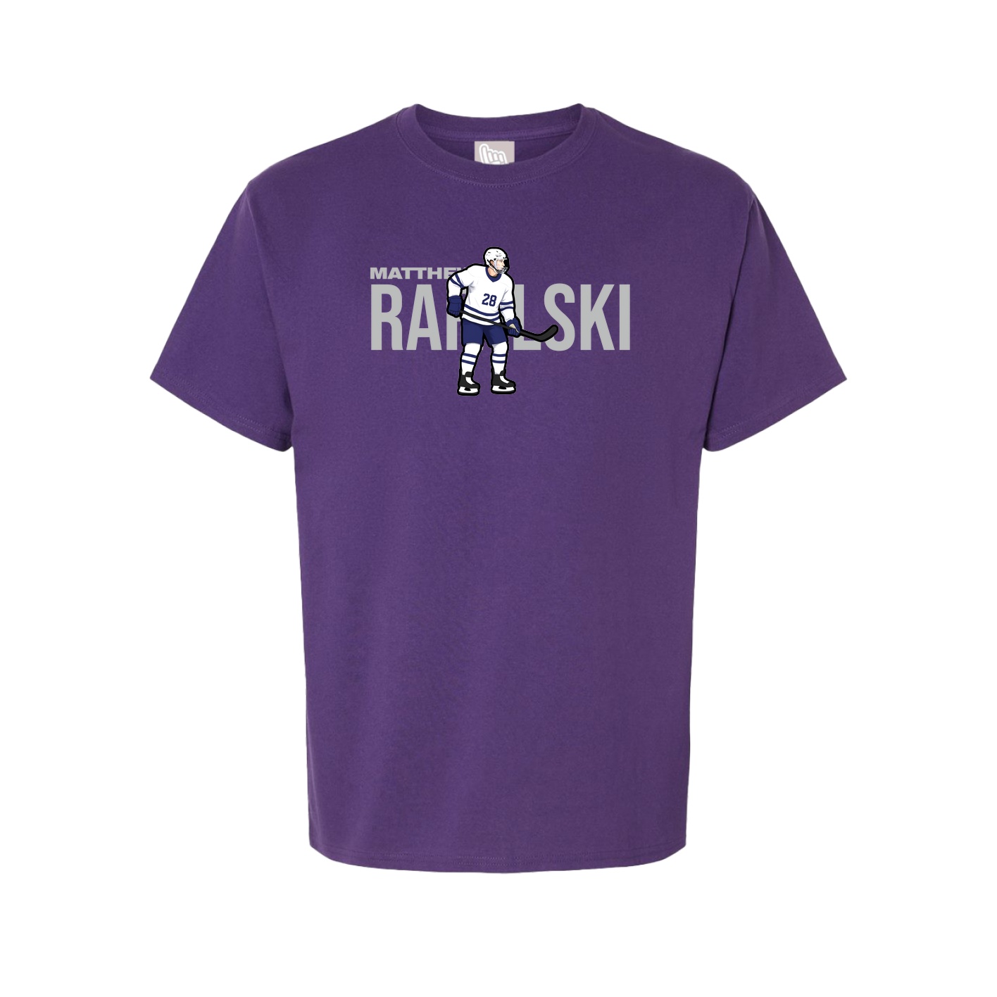 Youth Tee — Player Name in Purple