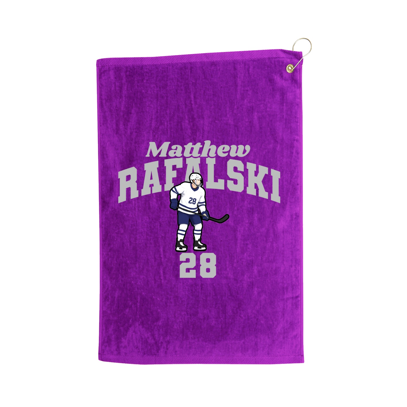 Golf Towel — Signature Arch in Purple