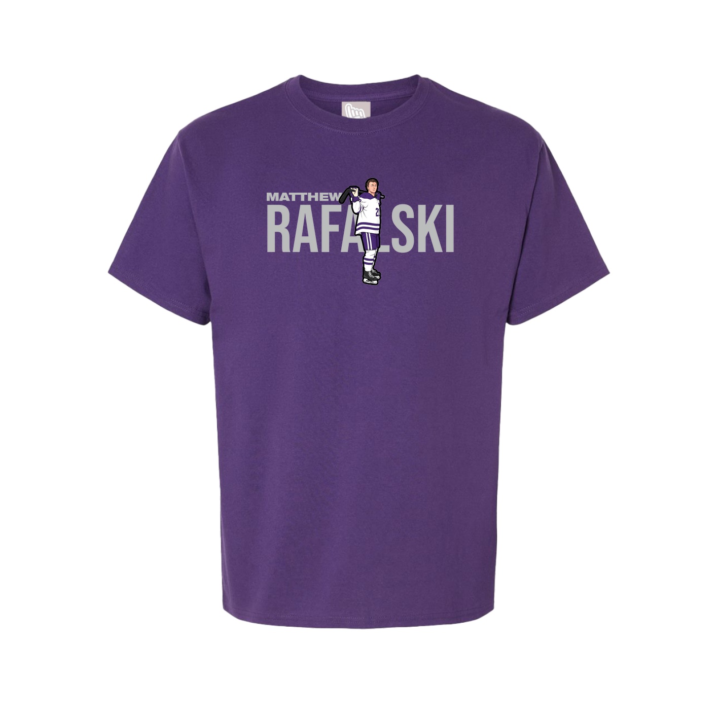 Youth Tee — Player Name in Purple