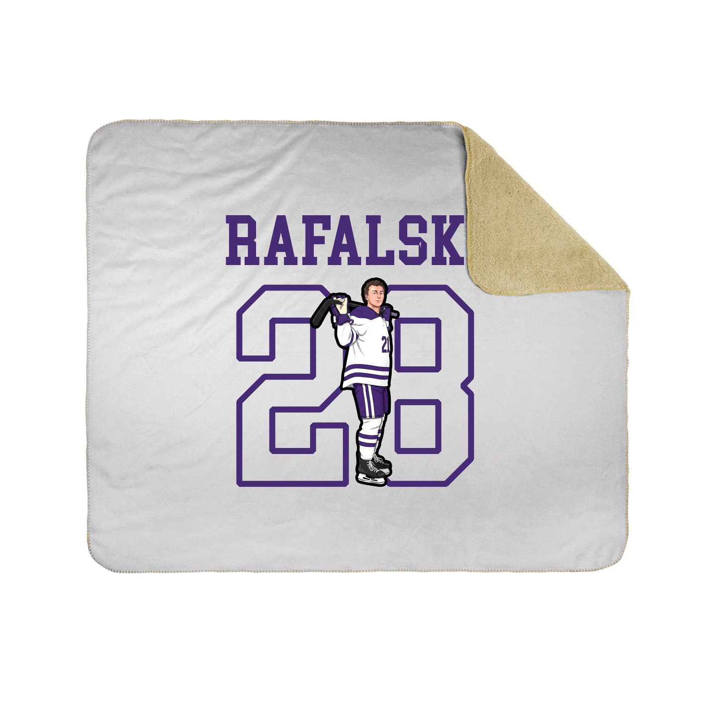 Throw Blanket — Shirsey in White