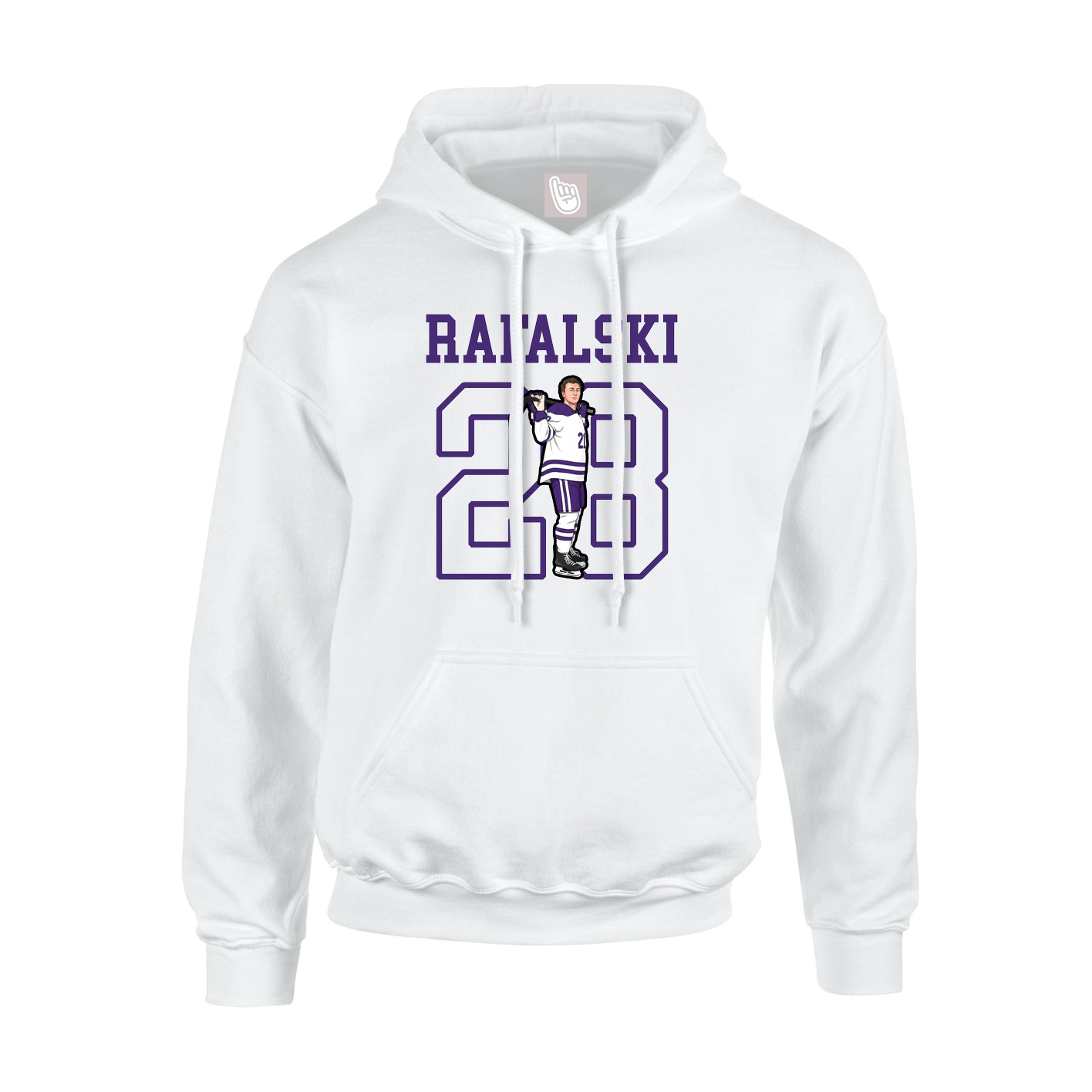 Hoodie — Shirsey in White