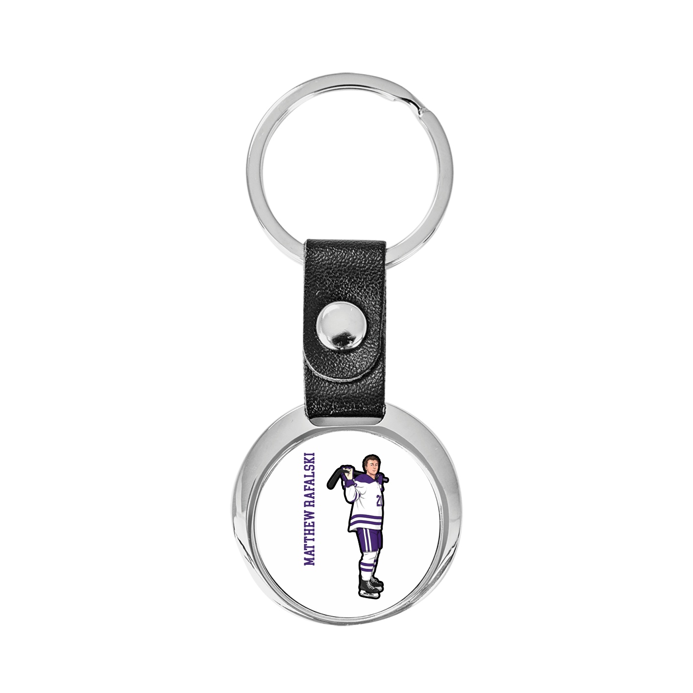 Key Chain — Name Vertical in Classic