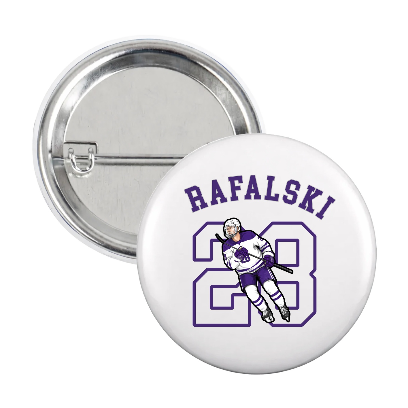 Game Day Button — Shirsey Arch in White