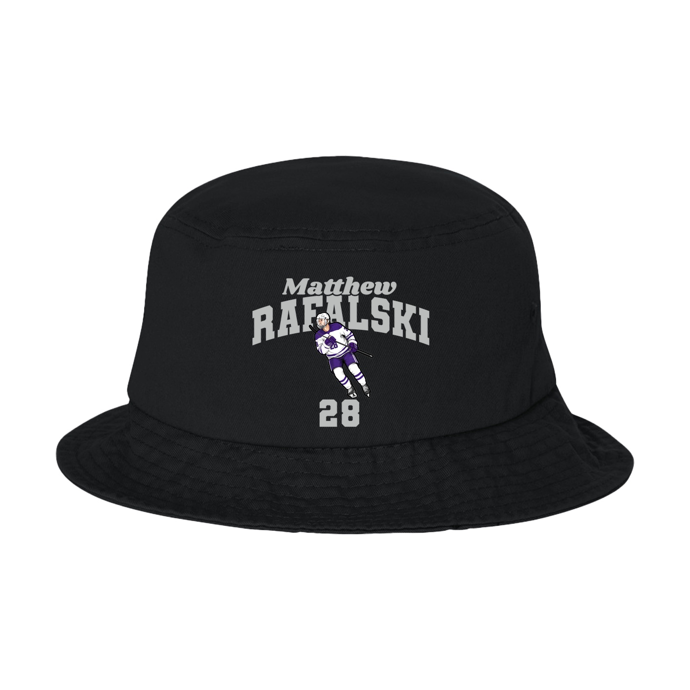 Bucket Cap — Signature Arch in Black