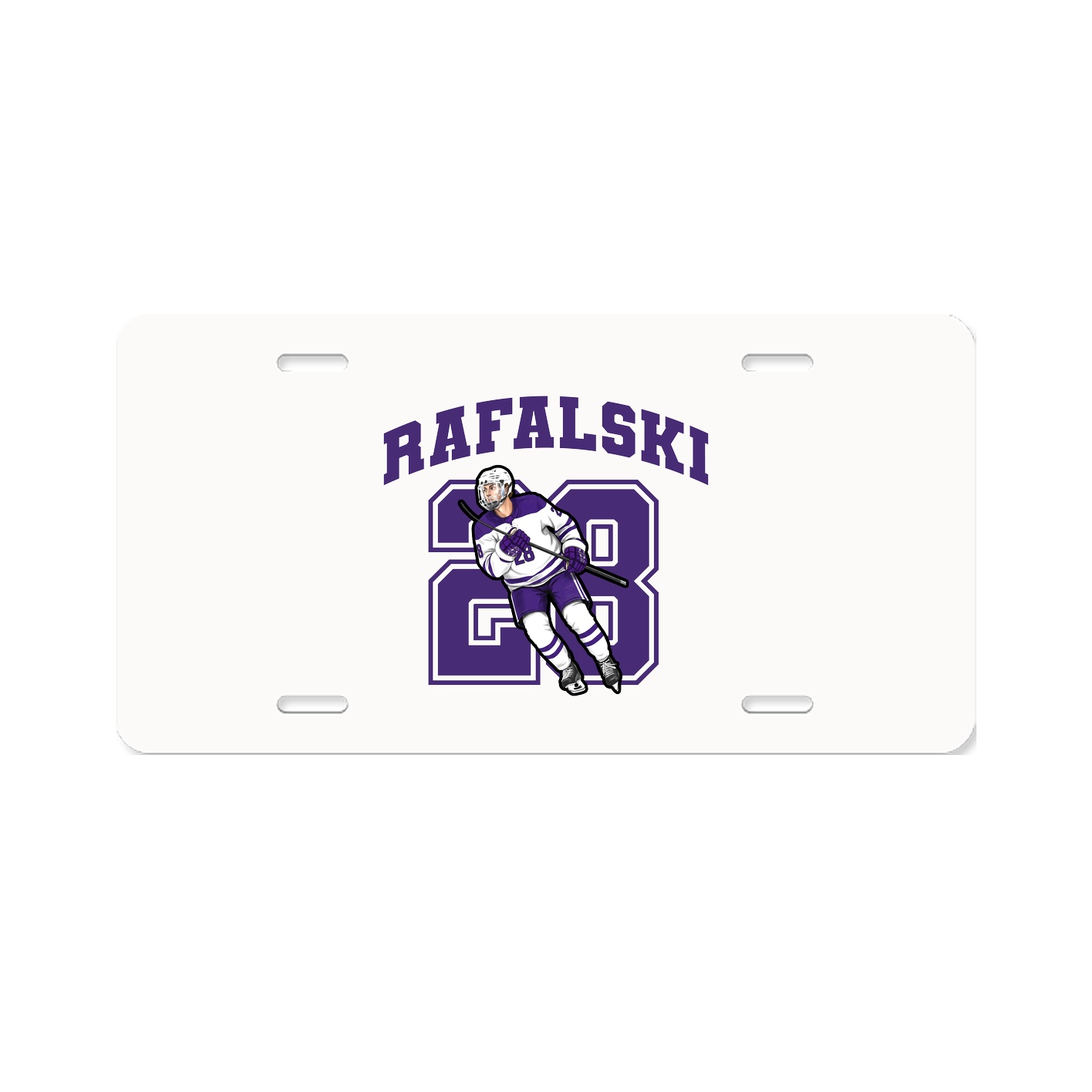 License Plate — Number in Classic