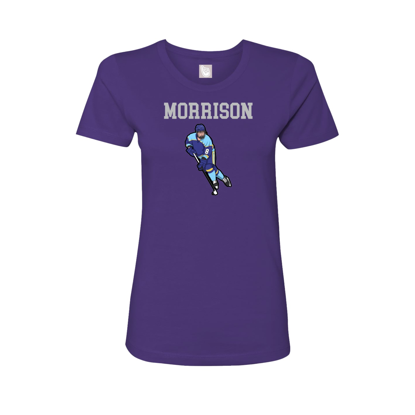 Fitted Women's Tee — Shirsey in Purple