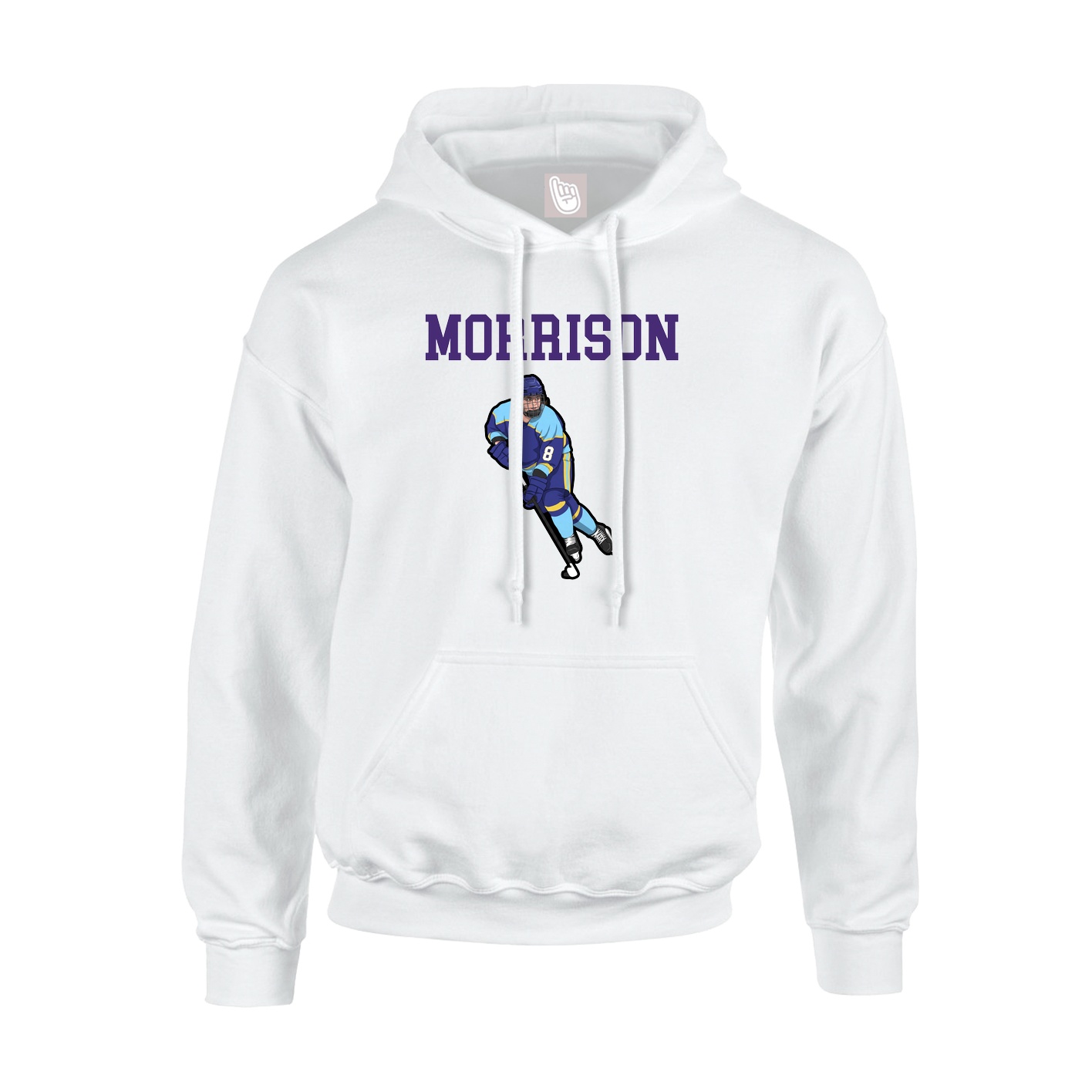 Youth Hoodie — Shirsey in White