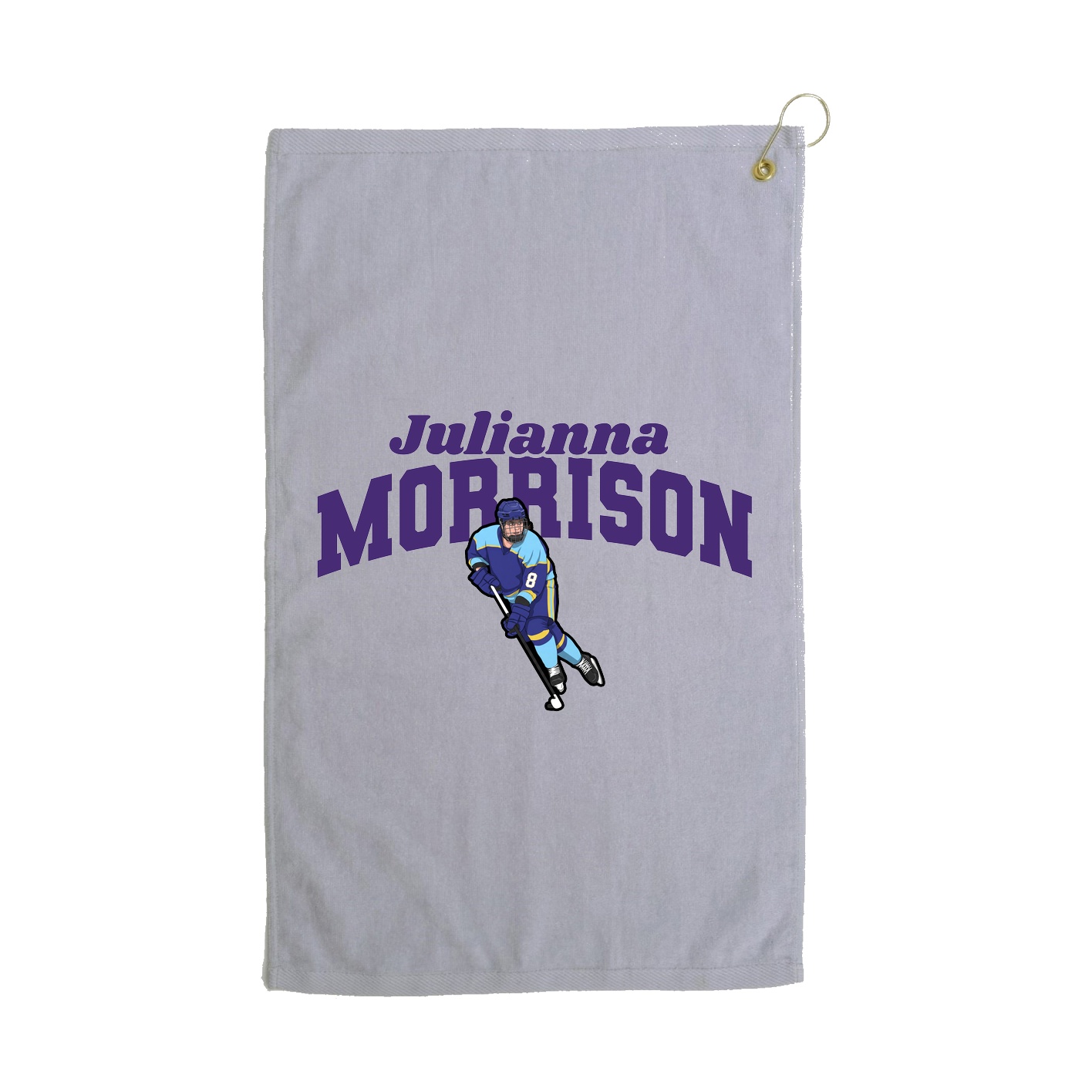 Golf Towel — Signature Arch in Grey