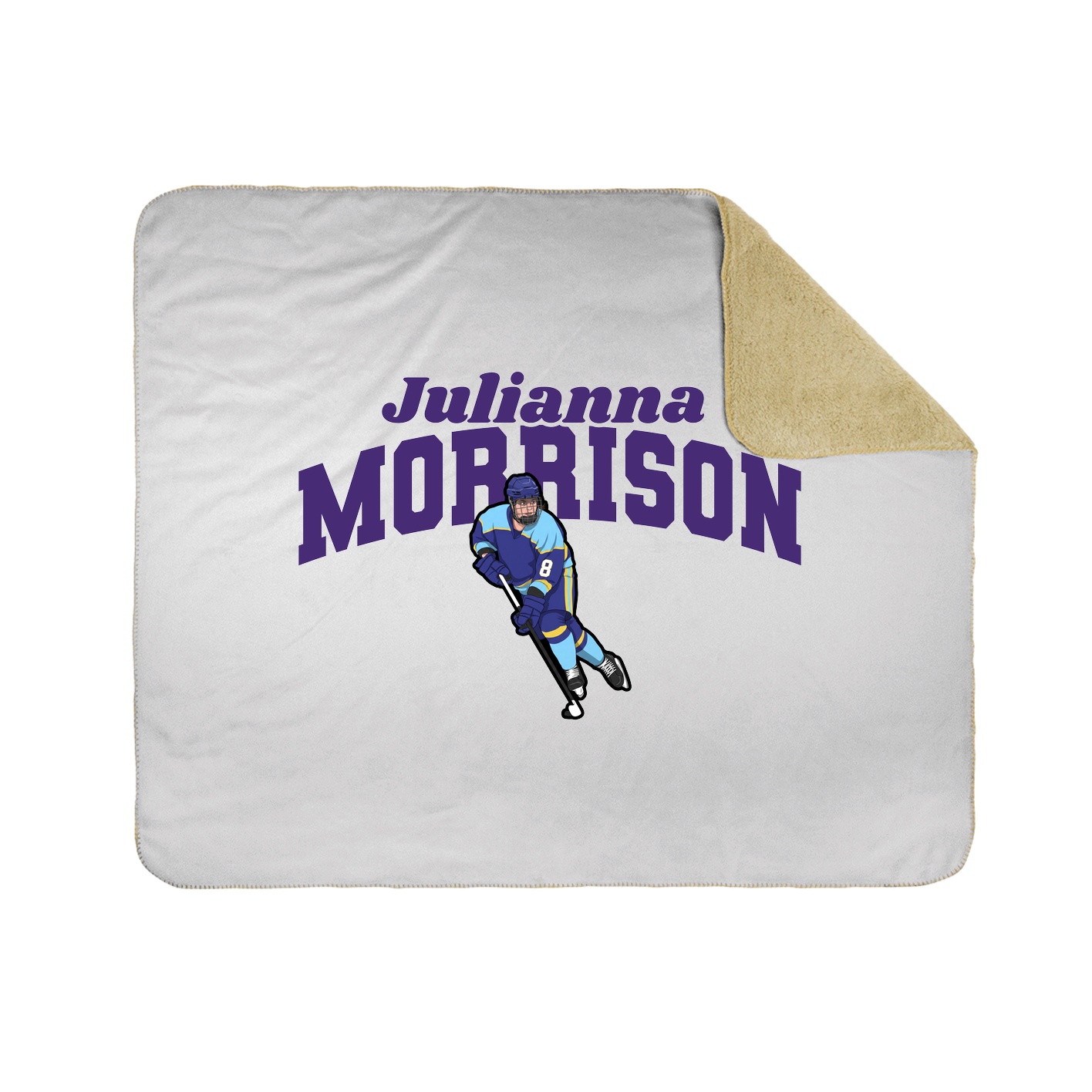 Throw Blanket — Signature Arch in White
