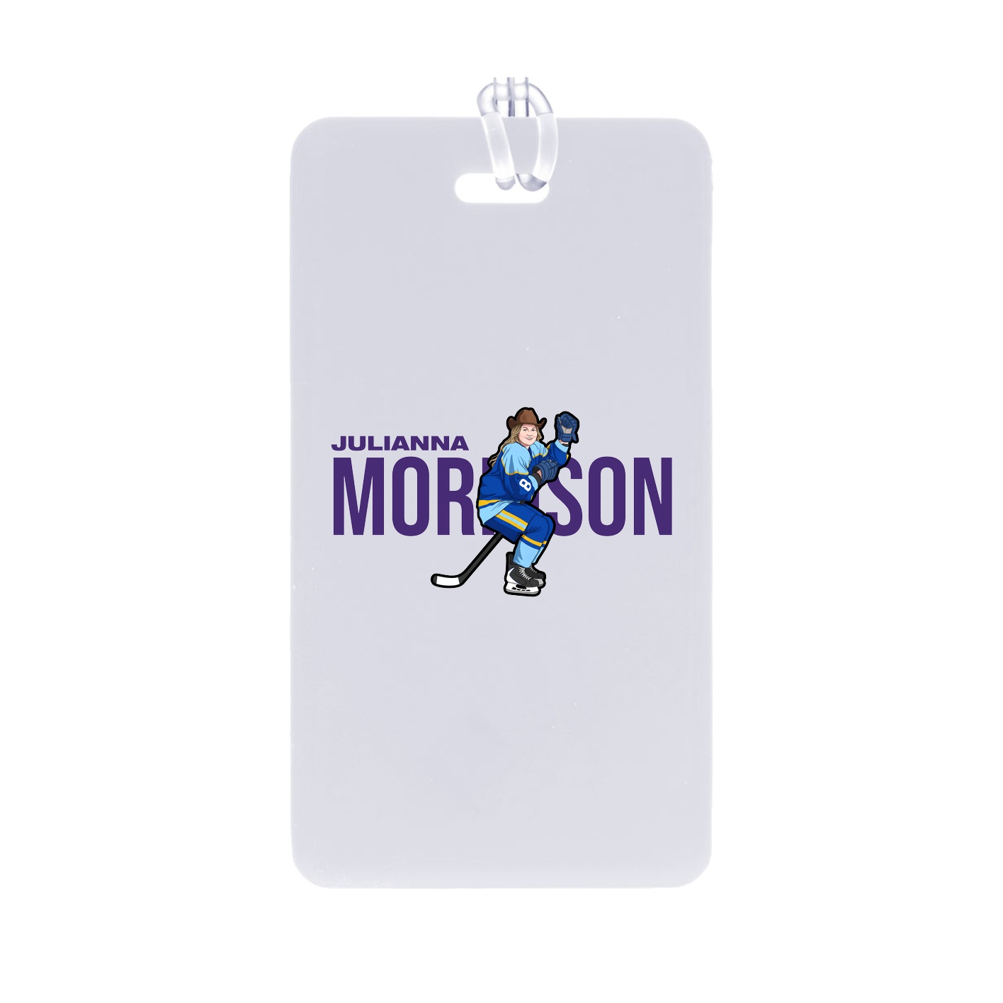 Bag Tag — Player Name in Classic