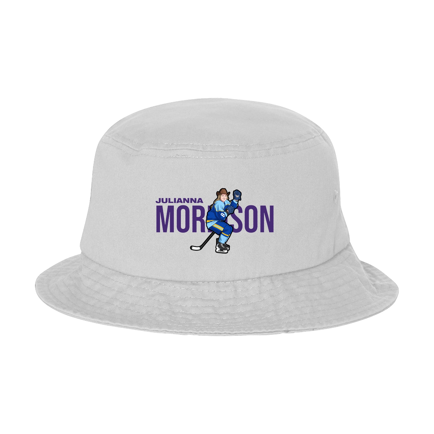 Bucket Cap — Player Name in White