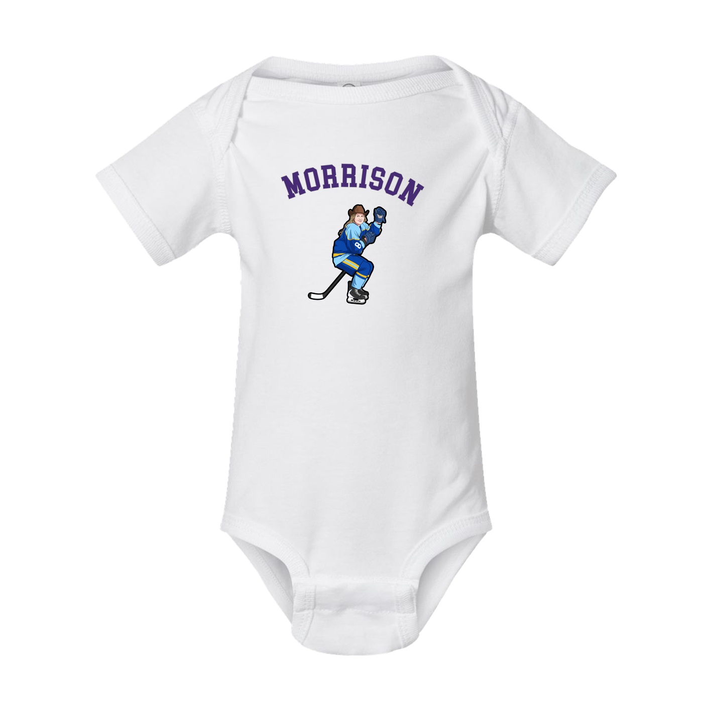 Baby Onesie — Shirsey Arch in White