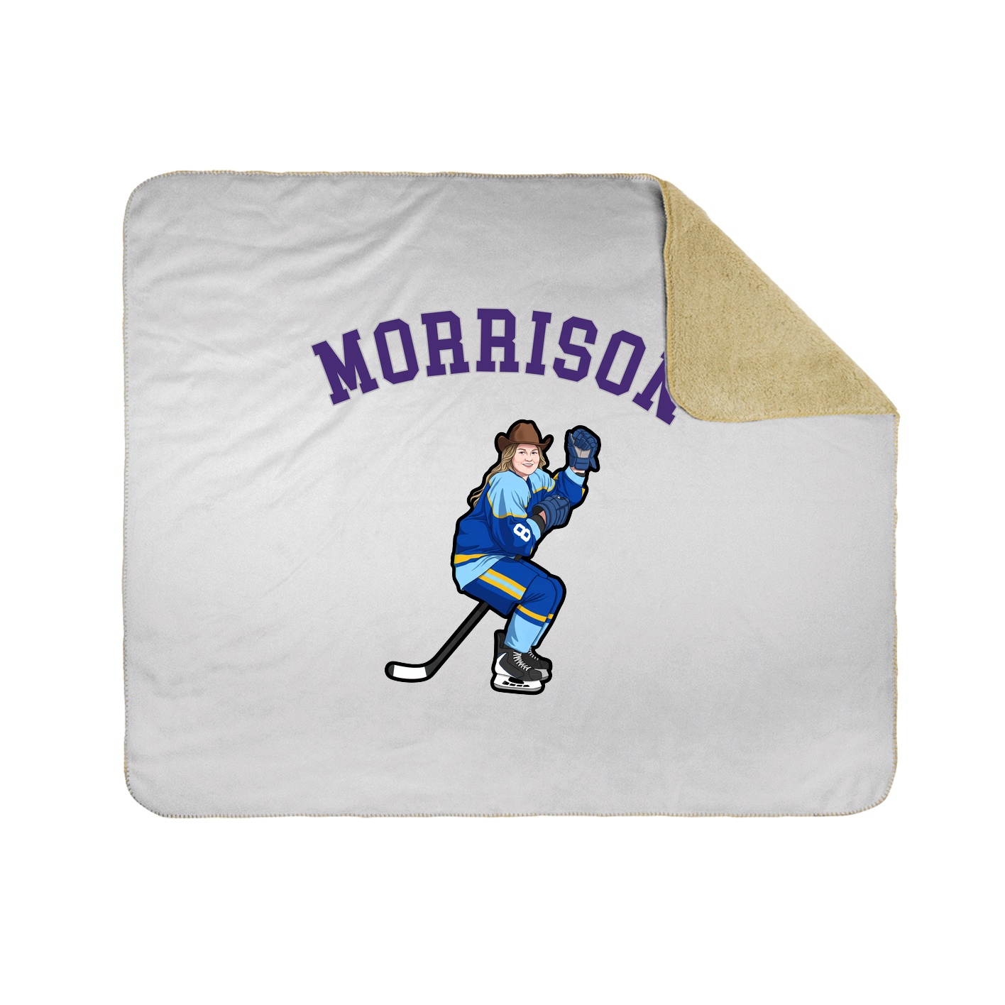 Throw Blanket — Shirsey Arch in White