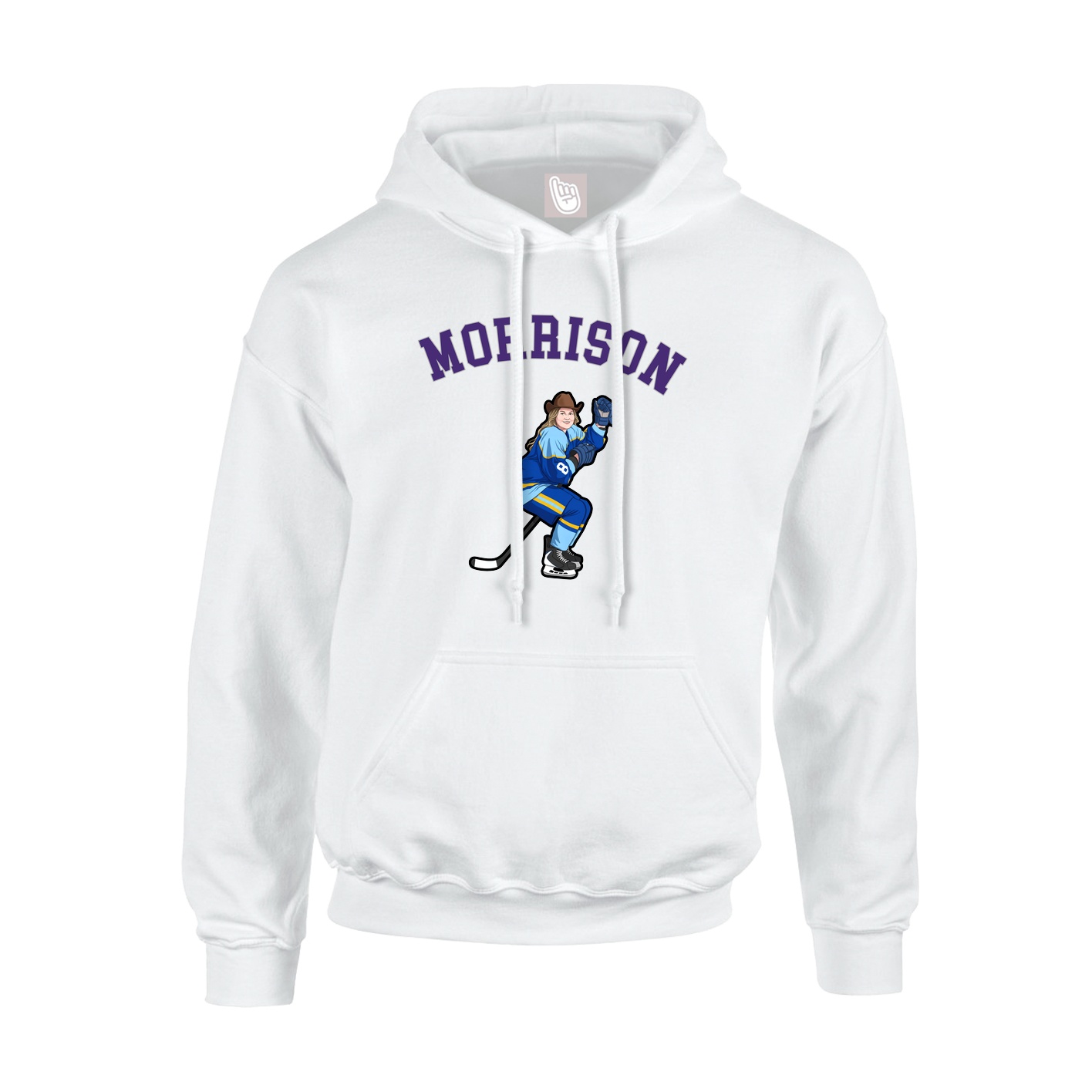 Hoodie — Shirsey Arch in White