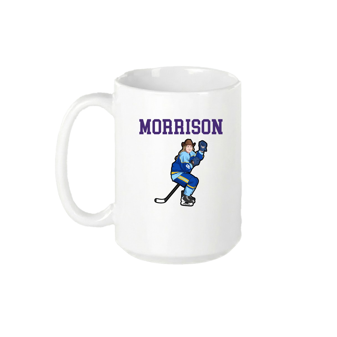 15oz Coffee Mug — Shirsey in White