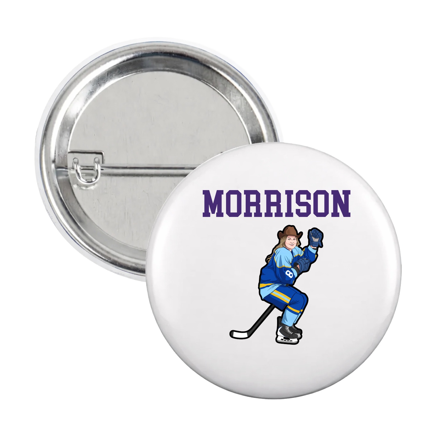 Game Day Button — Shirsey in White