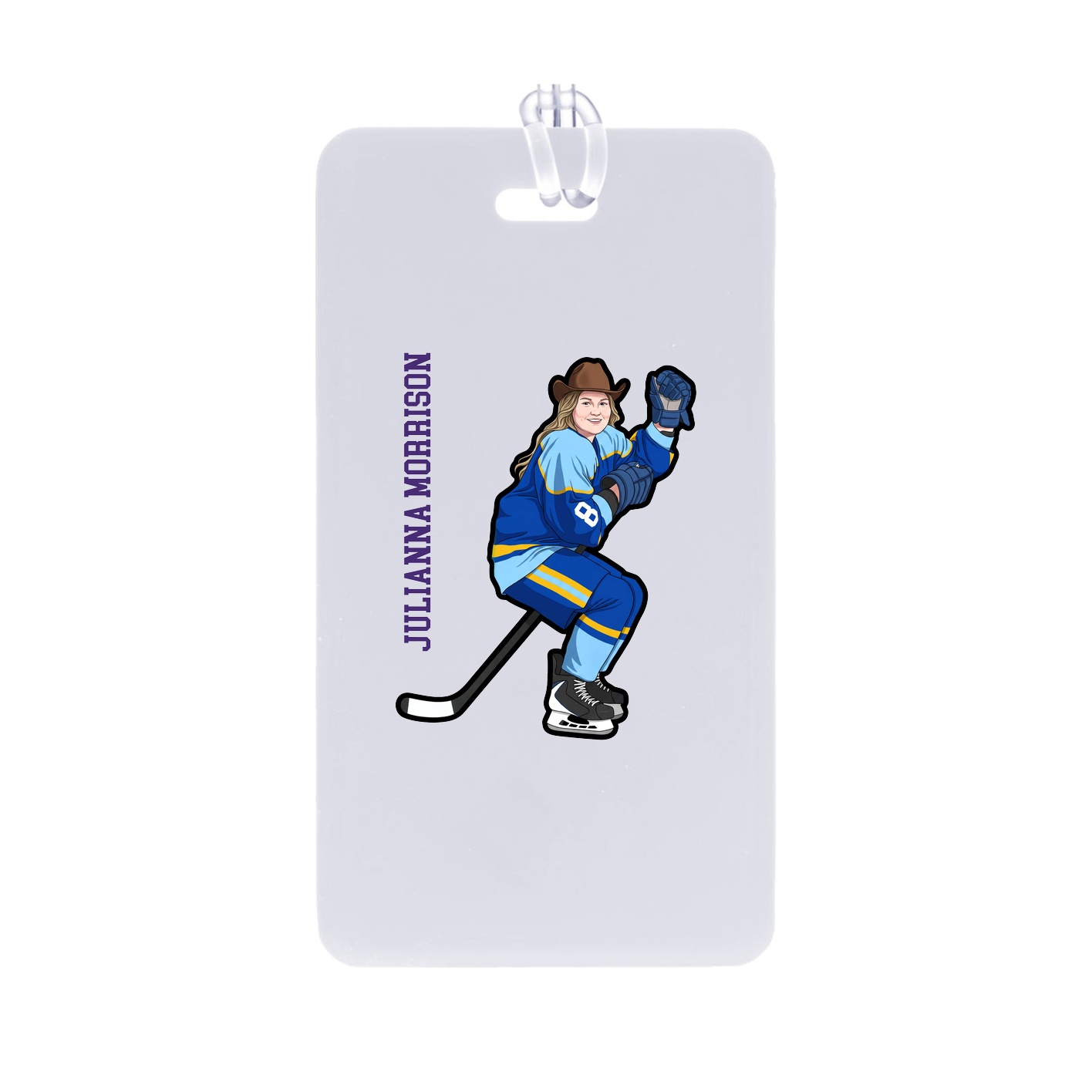 Bag Tag — Name Vertical in Classic