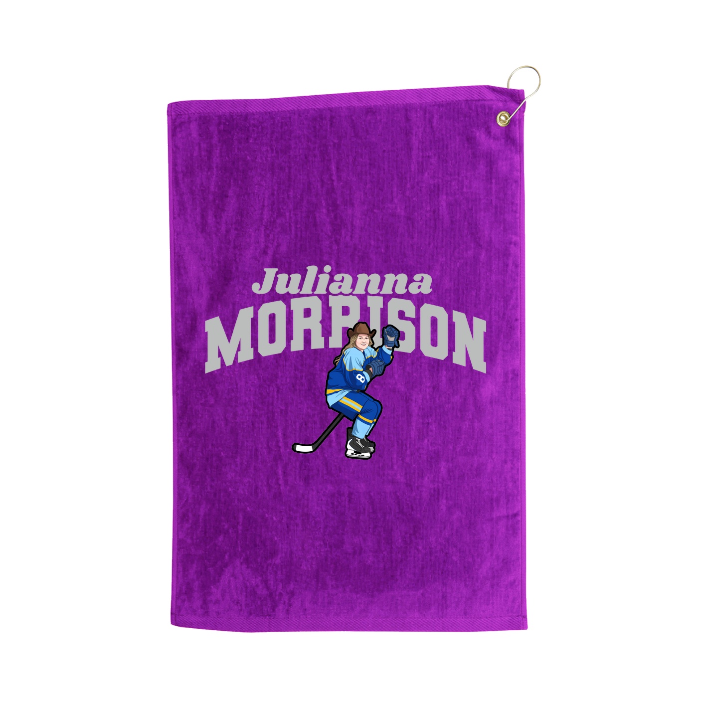 Golf Towel — Signature Arch in Purple