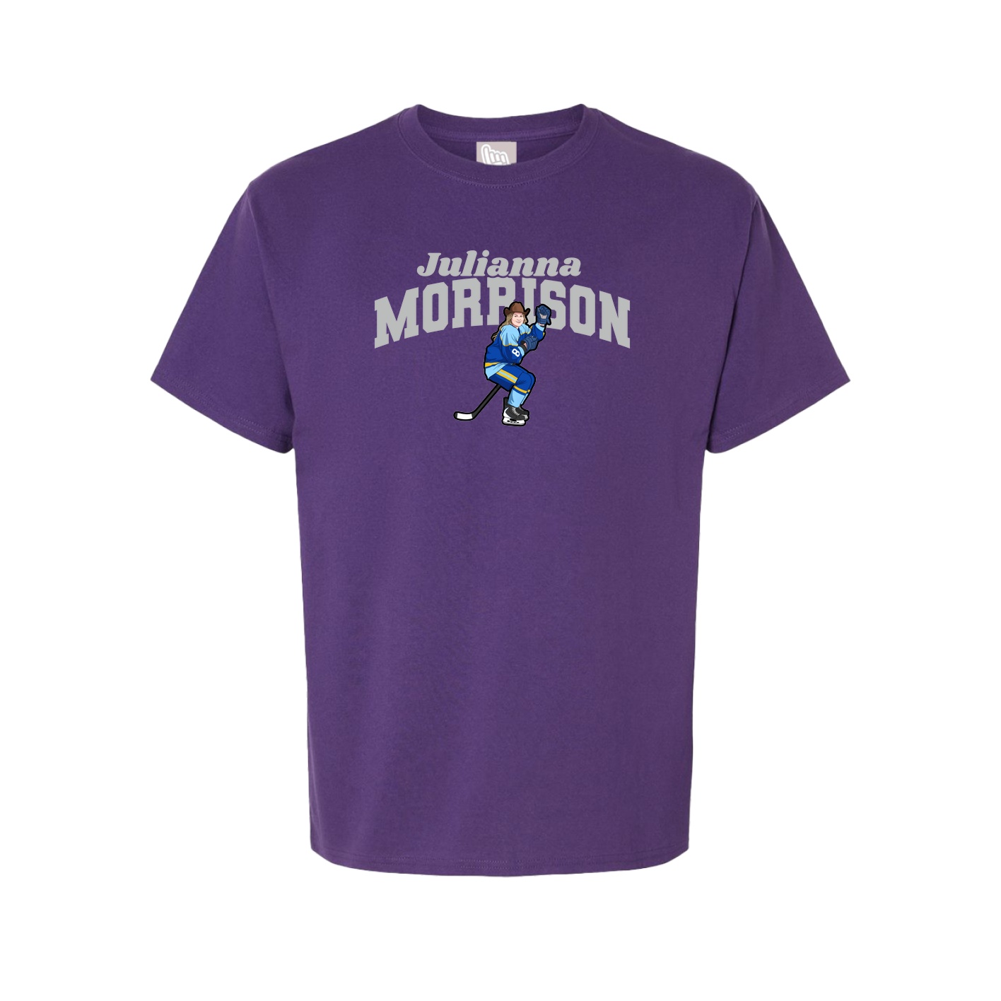 Tee — Signature Arch in Purple