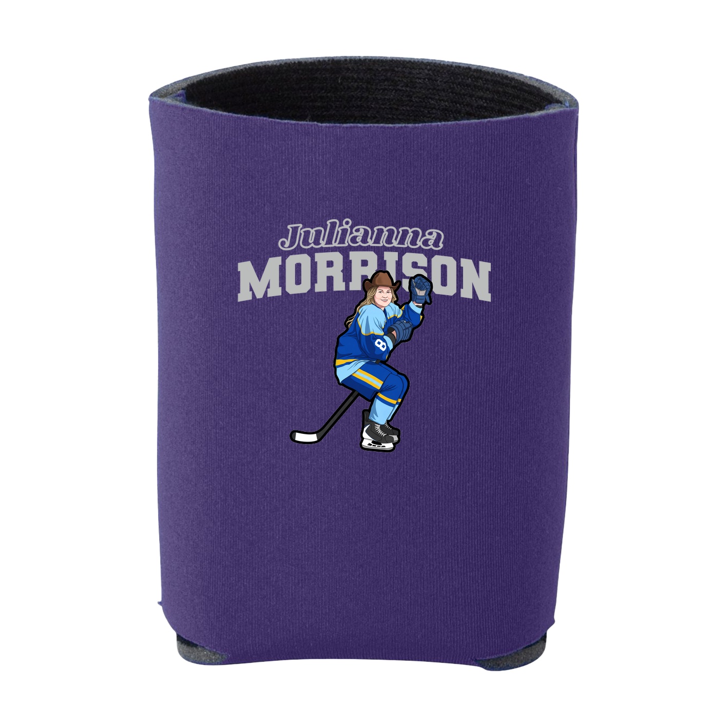 Can Holder — Name Arch in Purple