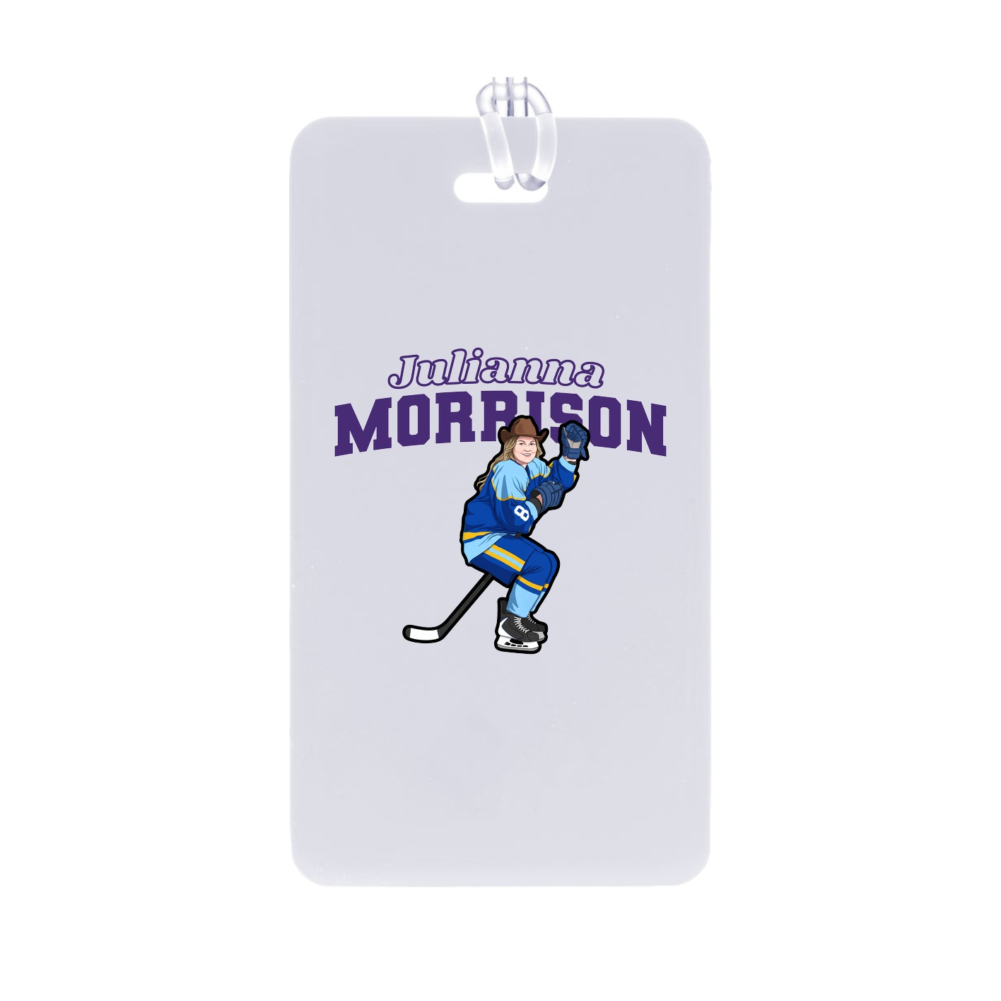 Bag Tag — Name Arch in Classic