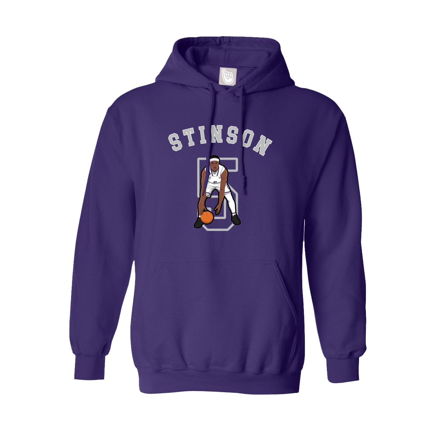 Youth Hoodie — Shirsey Arch in Purple