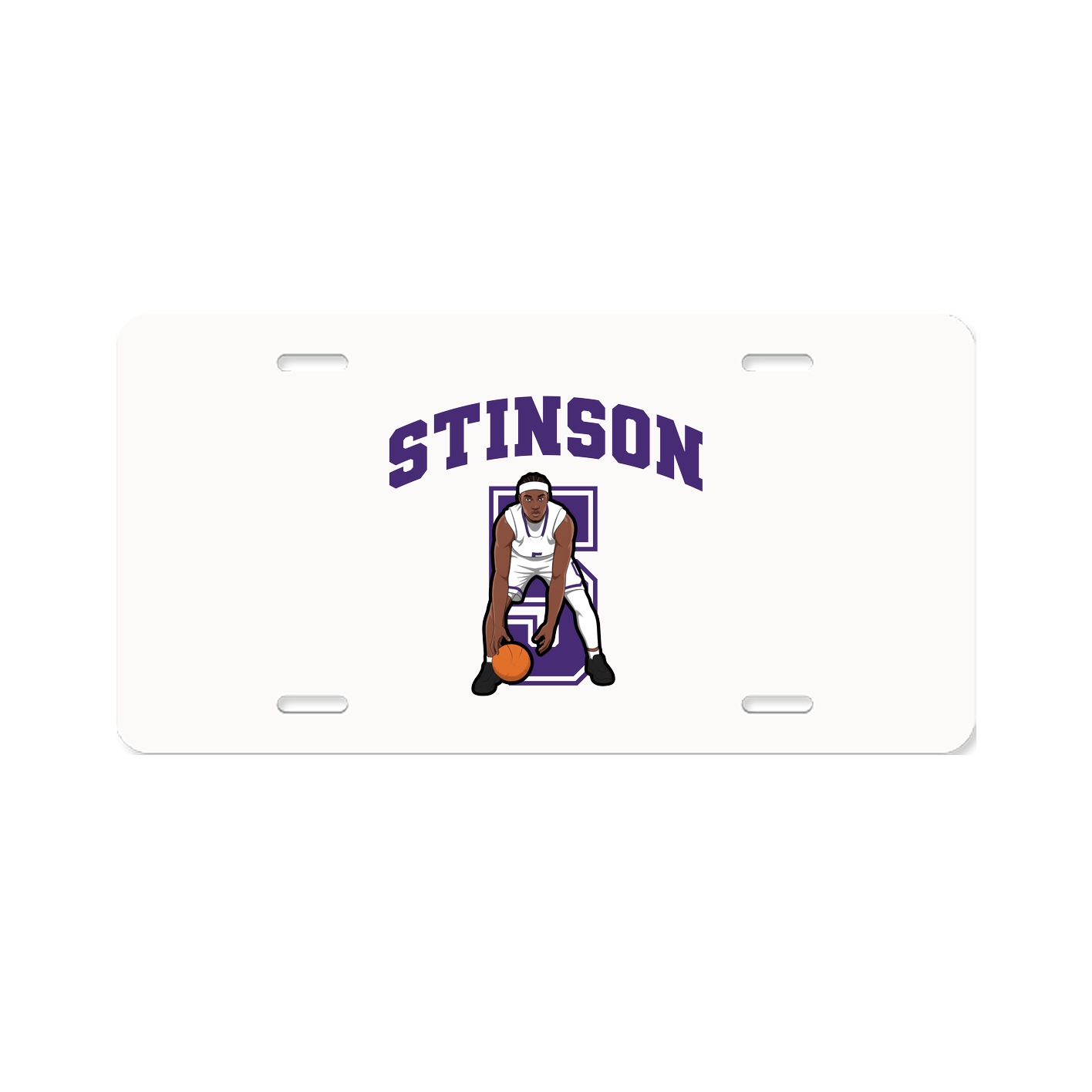 License Plate — Number in Classic