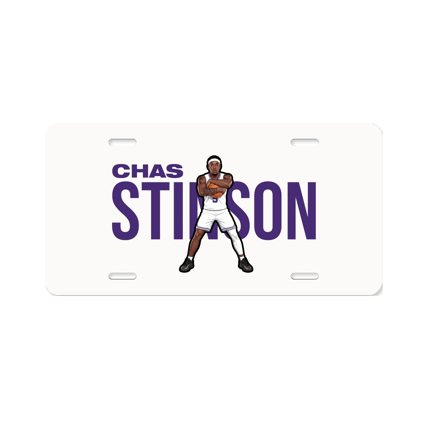 License Plate — Player Name in Classic