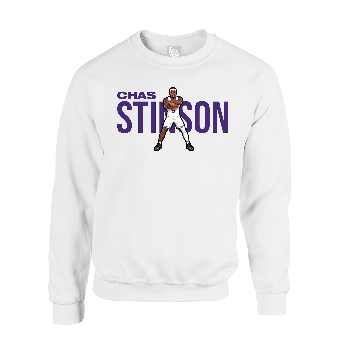 Fleece Crew — Player Name in White