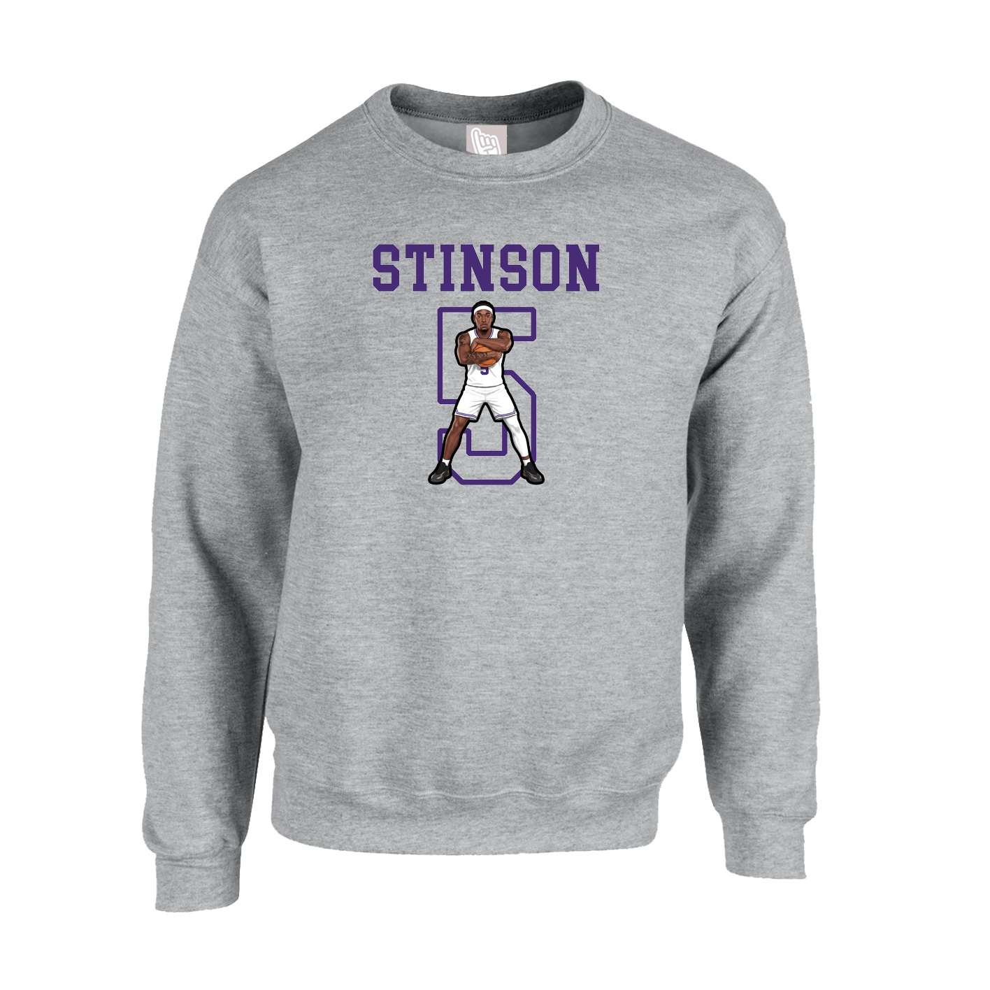 Fleece Crew — Shirsey in Grey