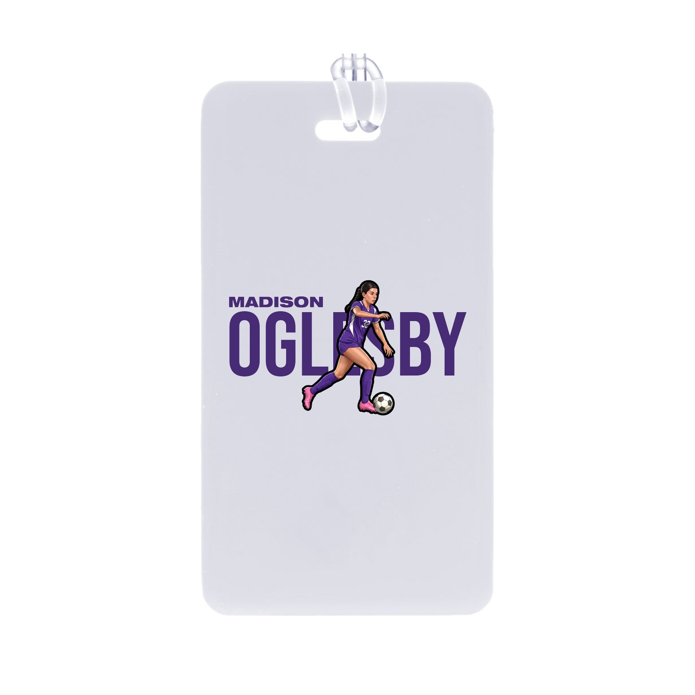 Bag Tag — Player Name in Classic