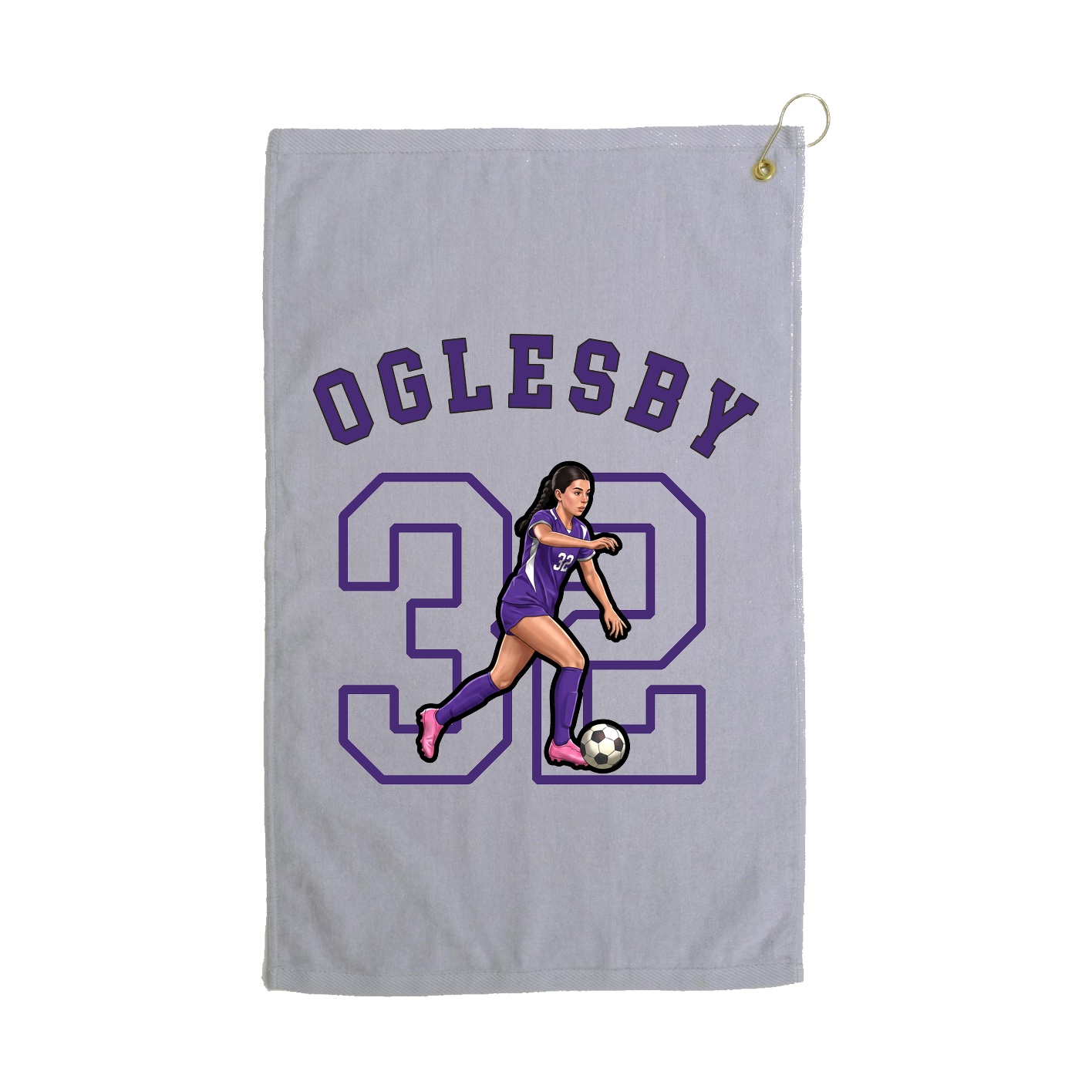Golf Towel — Shirsey Arch in Grey
