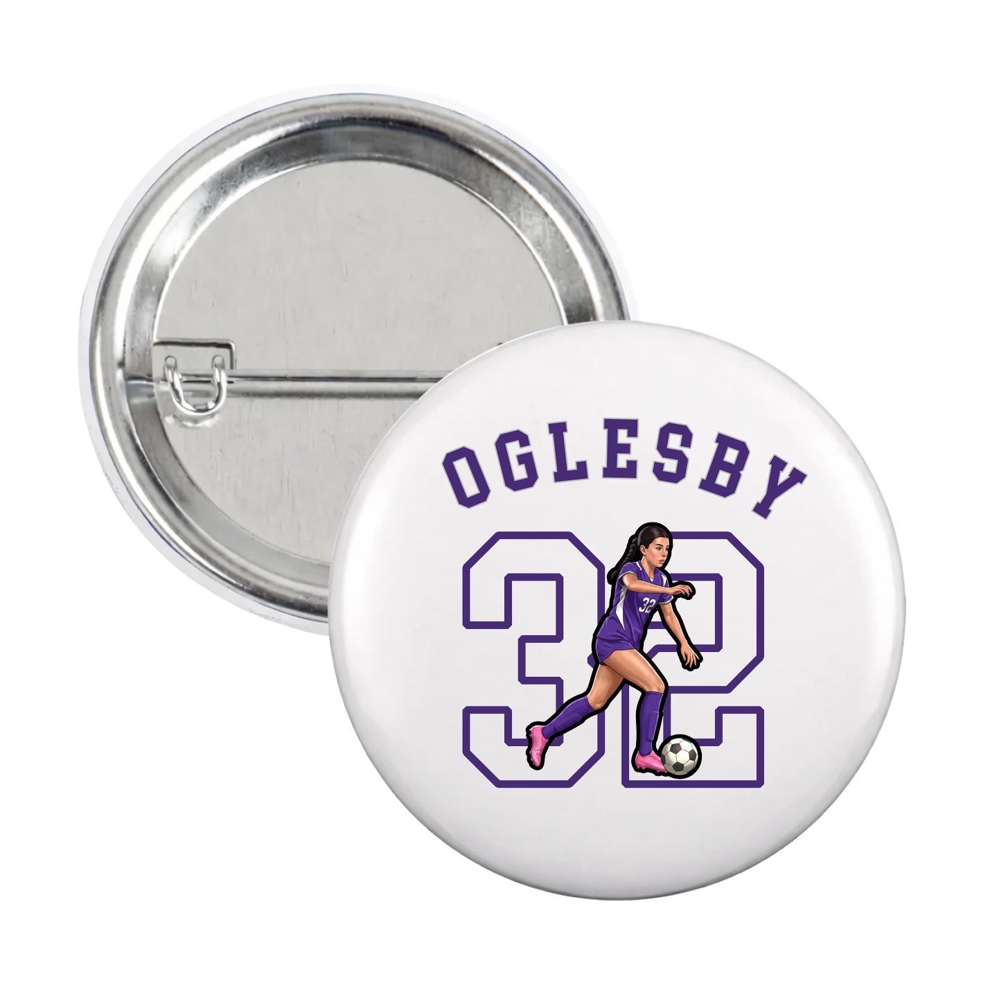 Game Day Button — Shirsey Arch in White