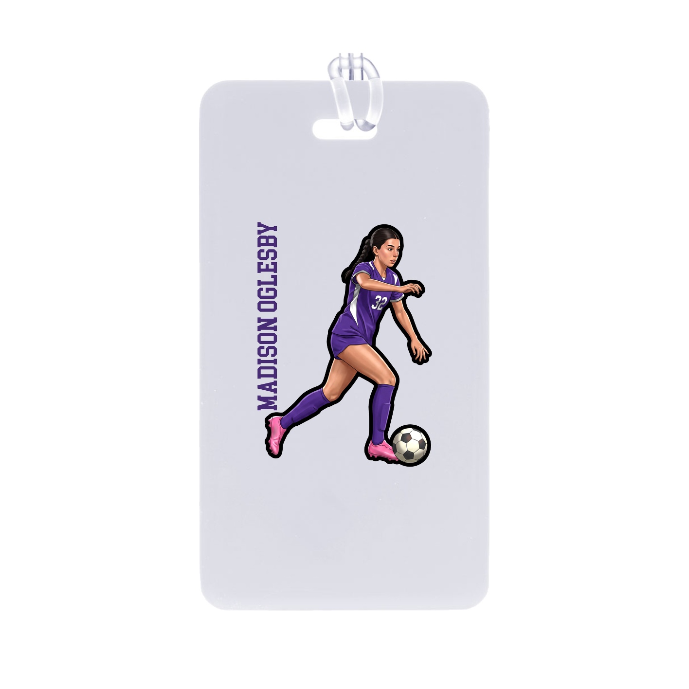 Bag Tag — Name Vertical in Classic