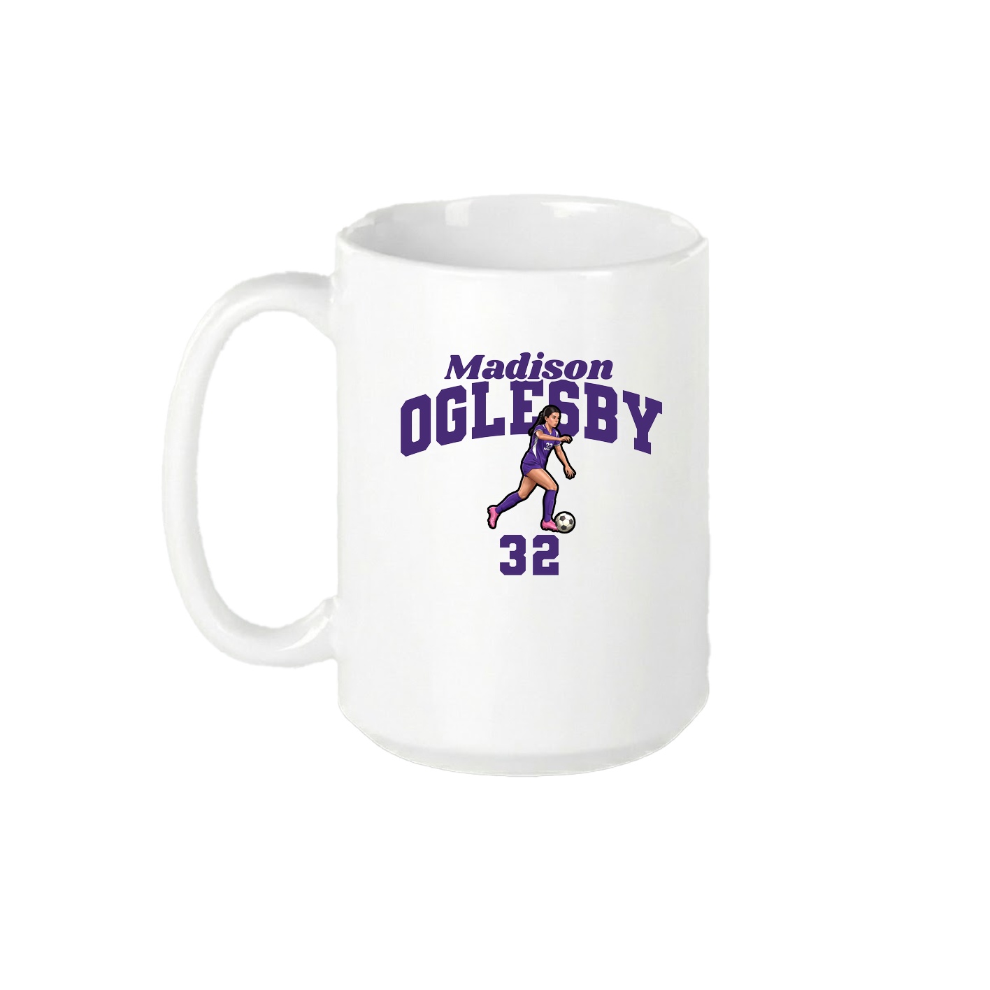 15oz Coffee Mug — Signature Arch in White