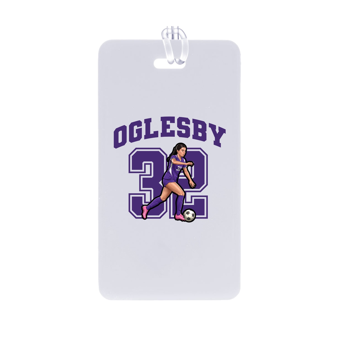 Bag Tag — Number in Classic