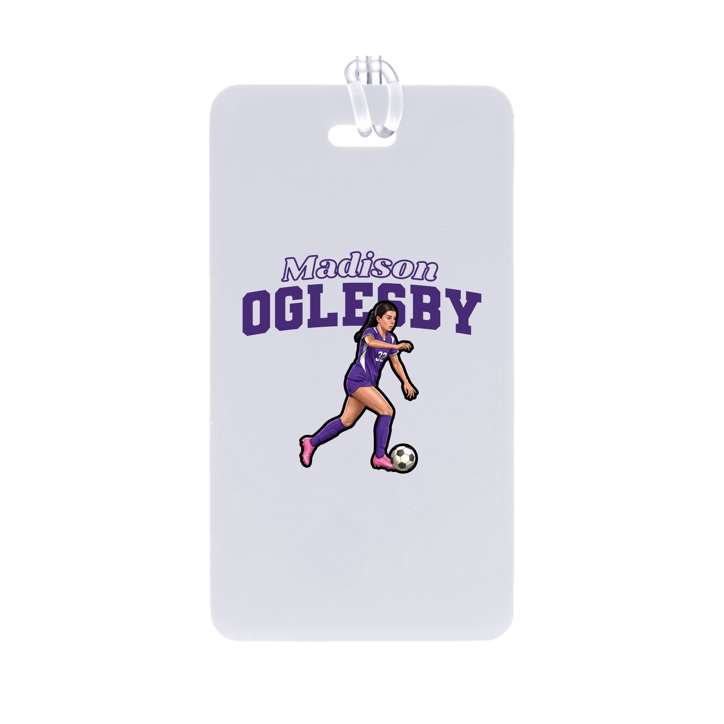 Bag Tag — Name Arch in Classic