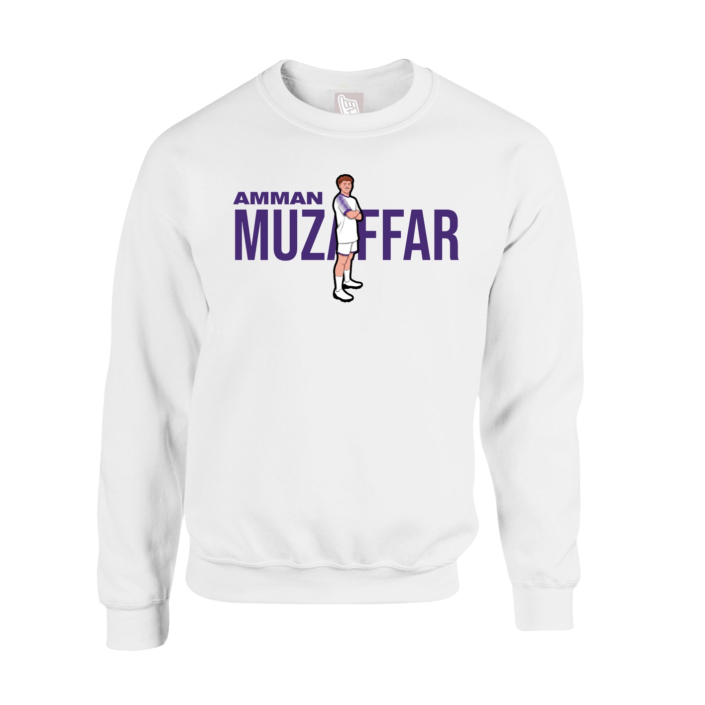 Fleece Crew — Player Name in White