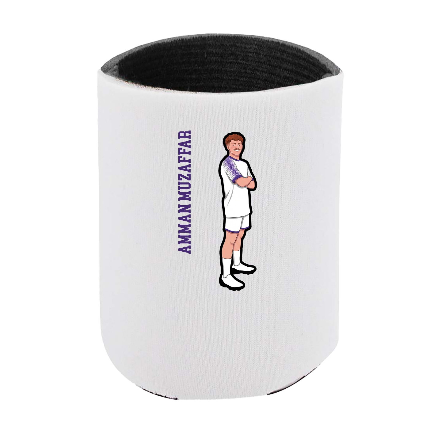 Can Holder — Name Vertical in White