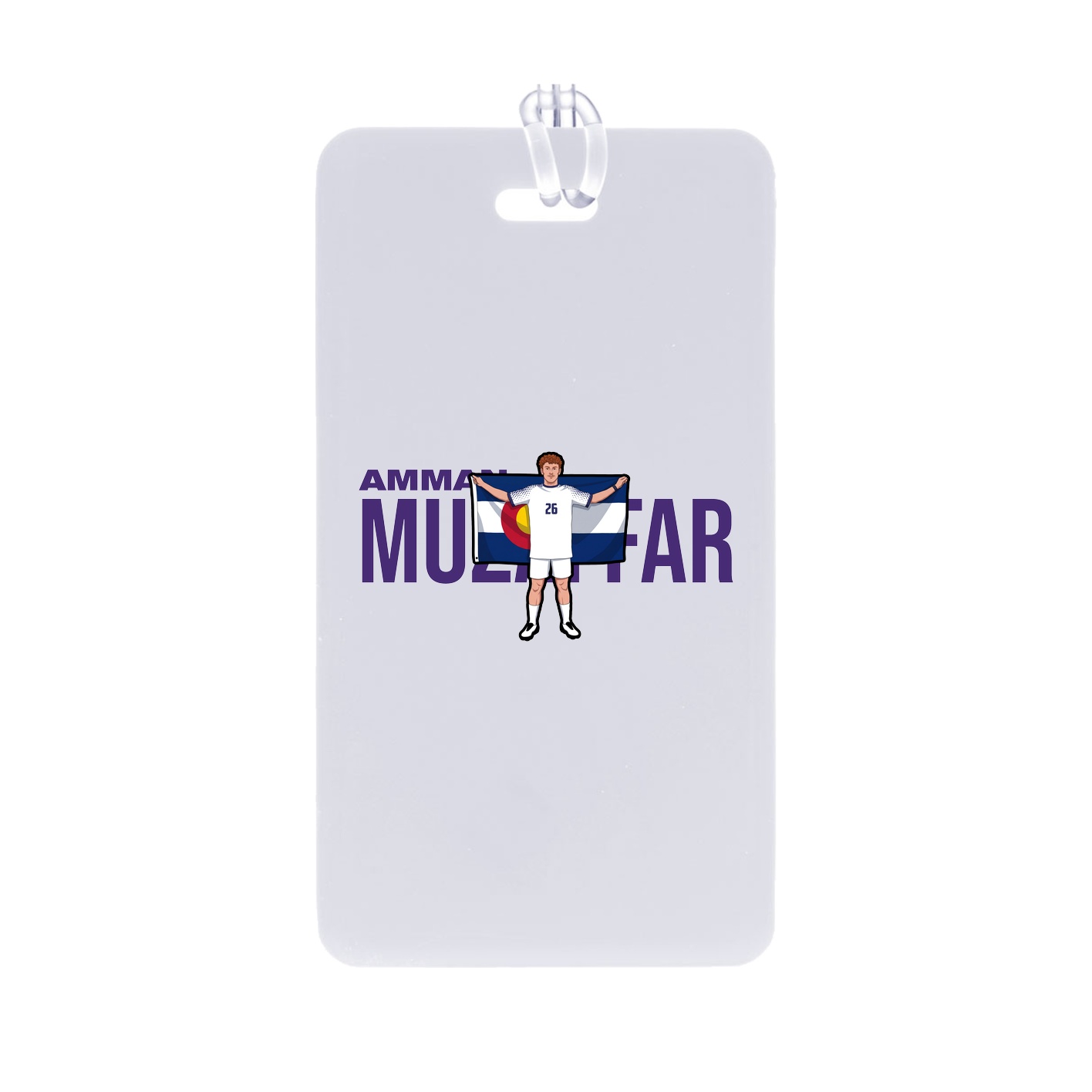 Bag Tag — Player Name in Classic