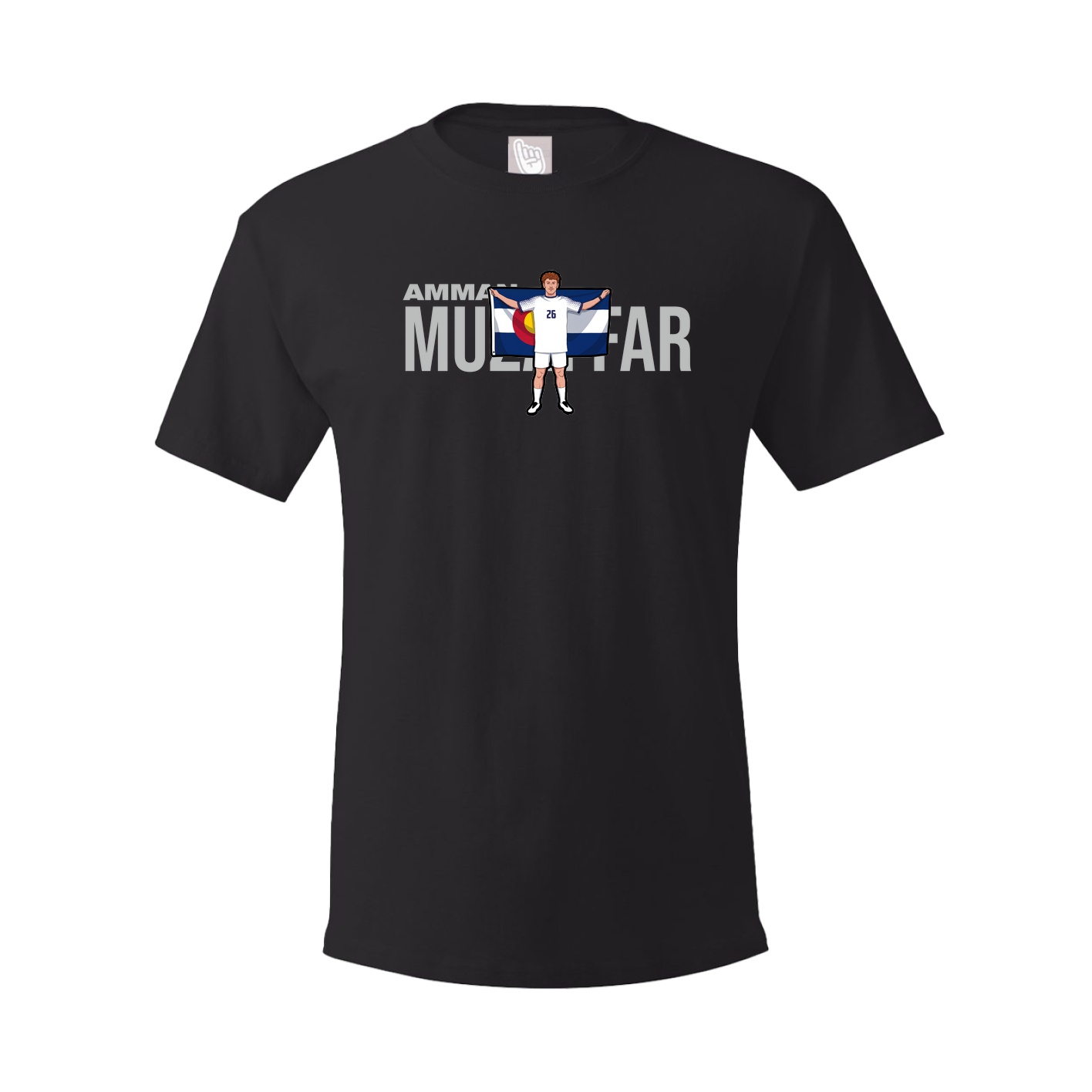 Youth Tee — Player Name in Black