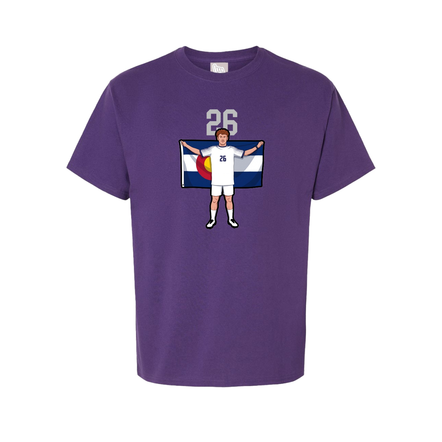 Tee — Number Top in Purple
