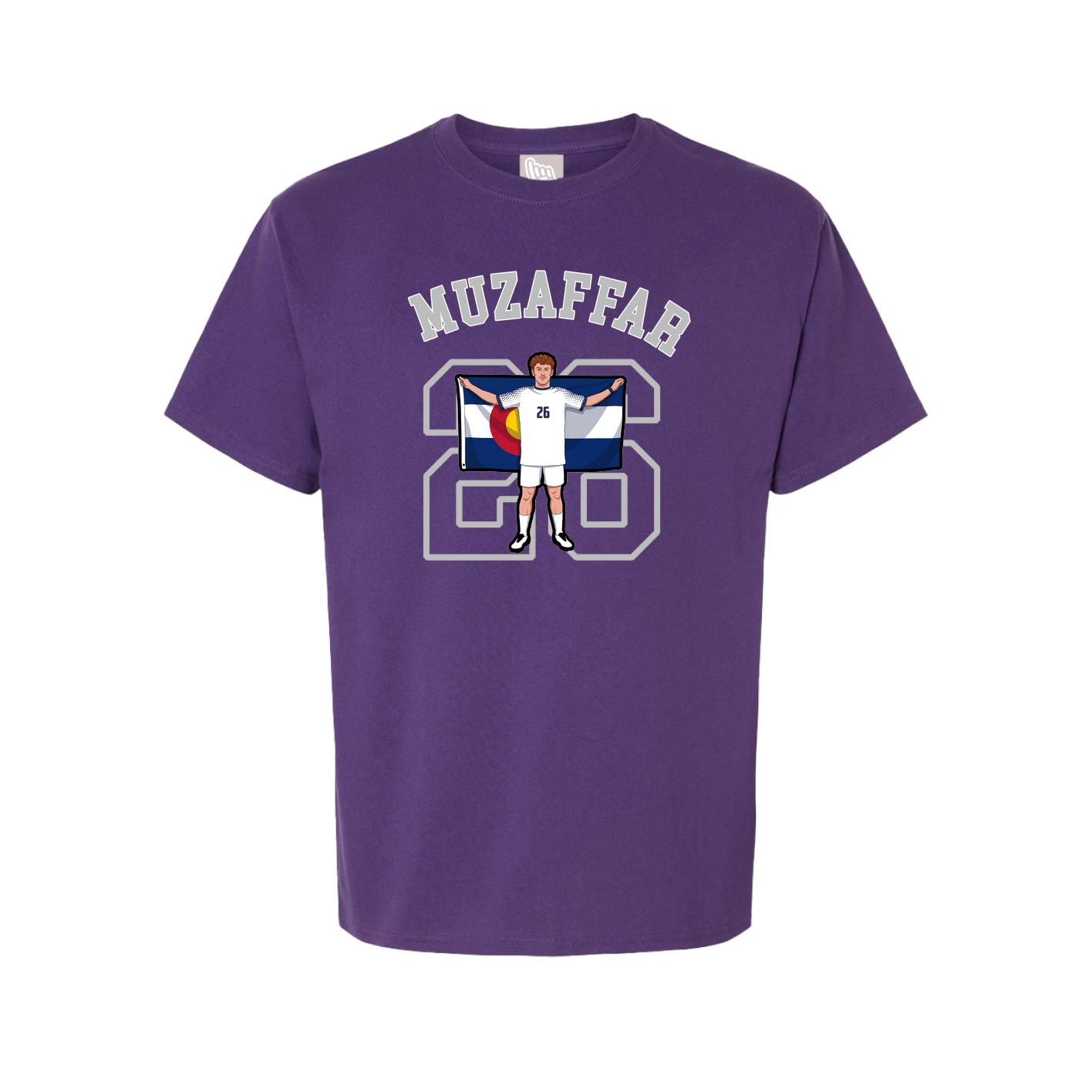 Youth Tee — Shirsey Arch in Purple