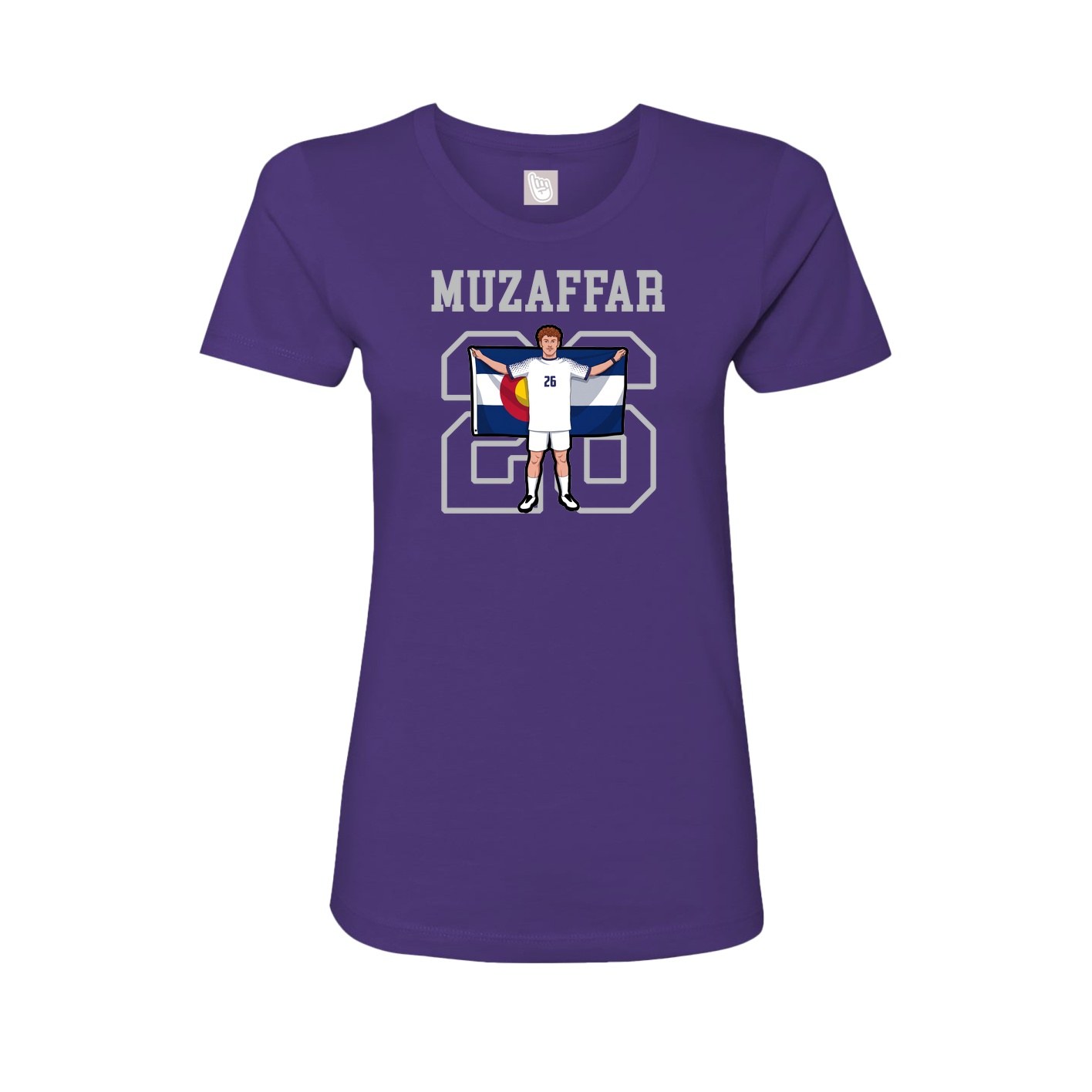 Fitted Women's Tee — Shirsey in Purple