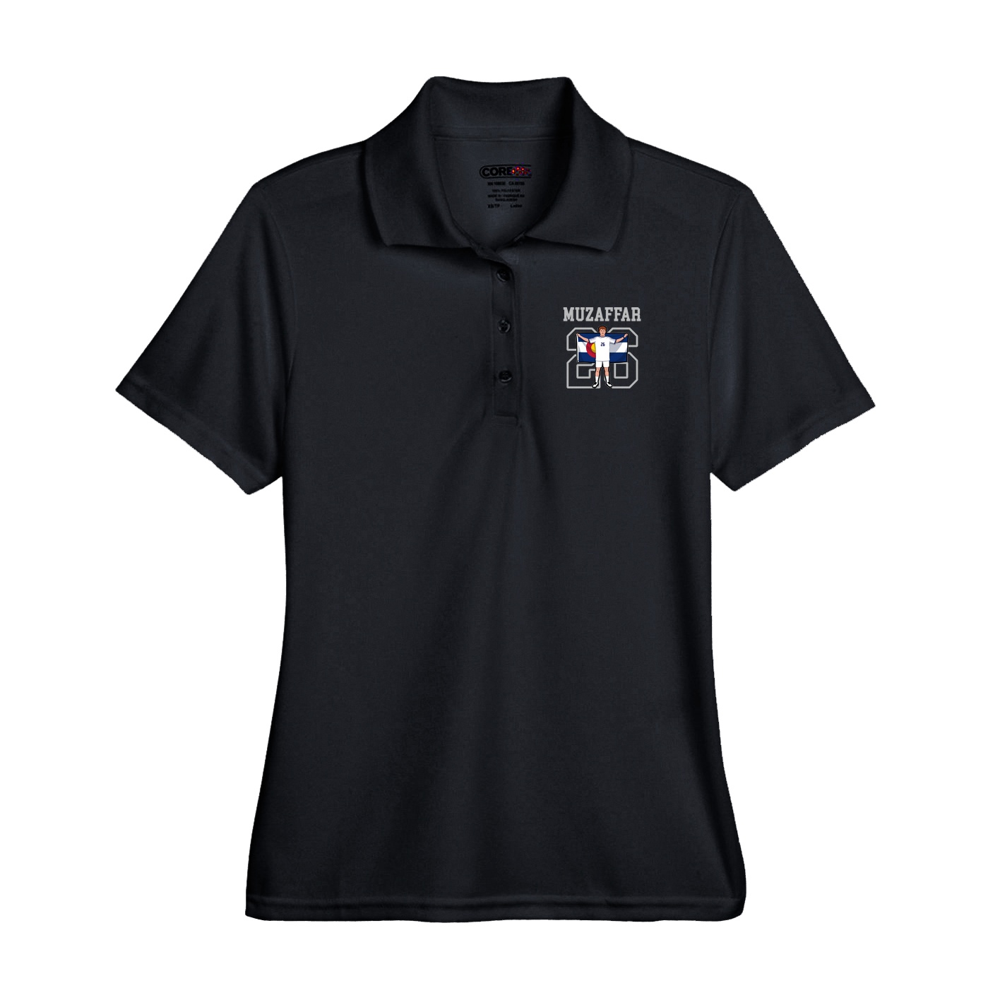 Performance Polo — Shirsey in Black
