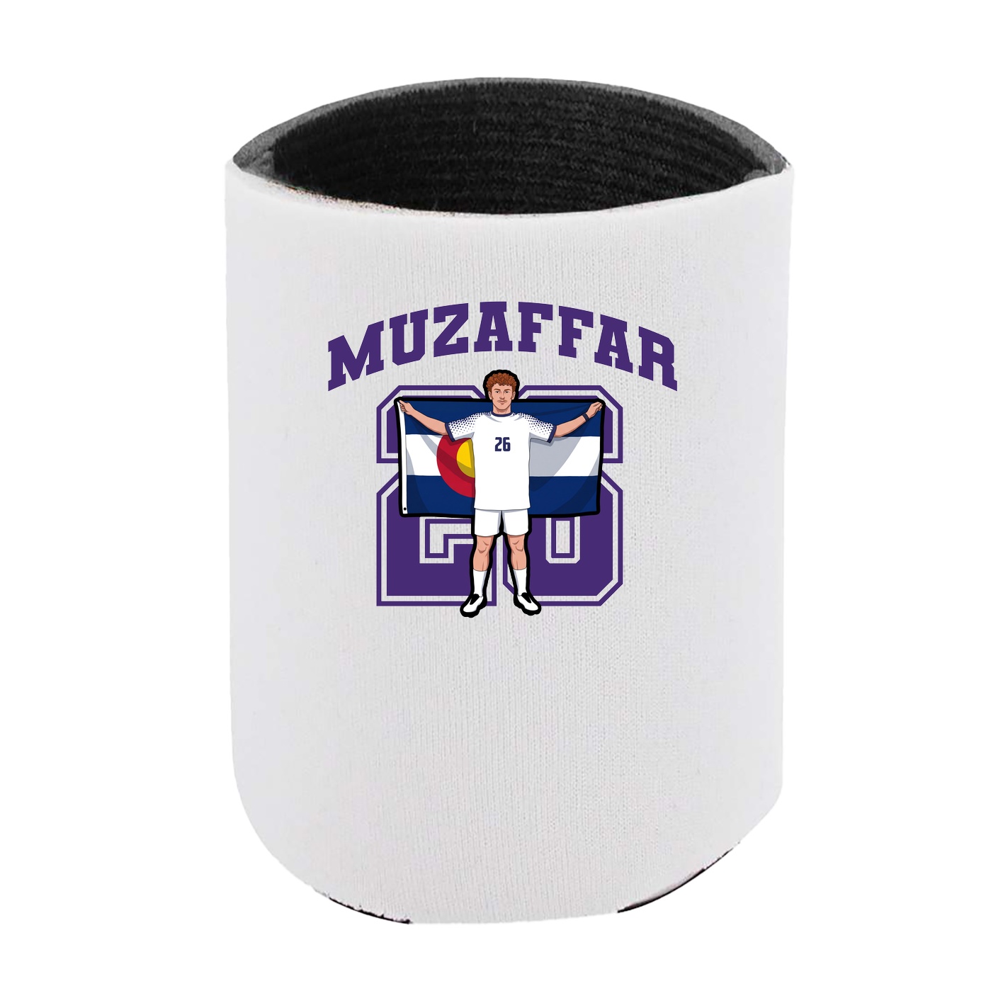 Can Holder — Number in White